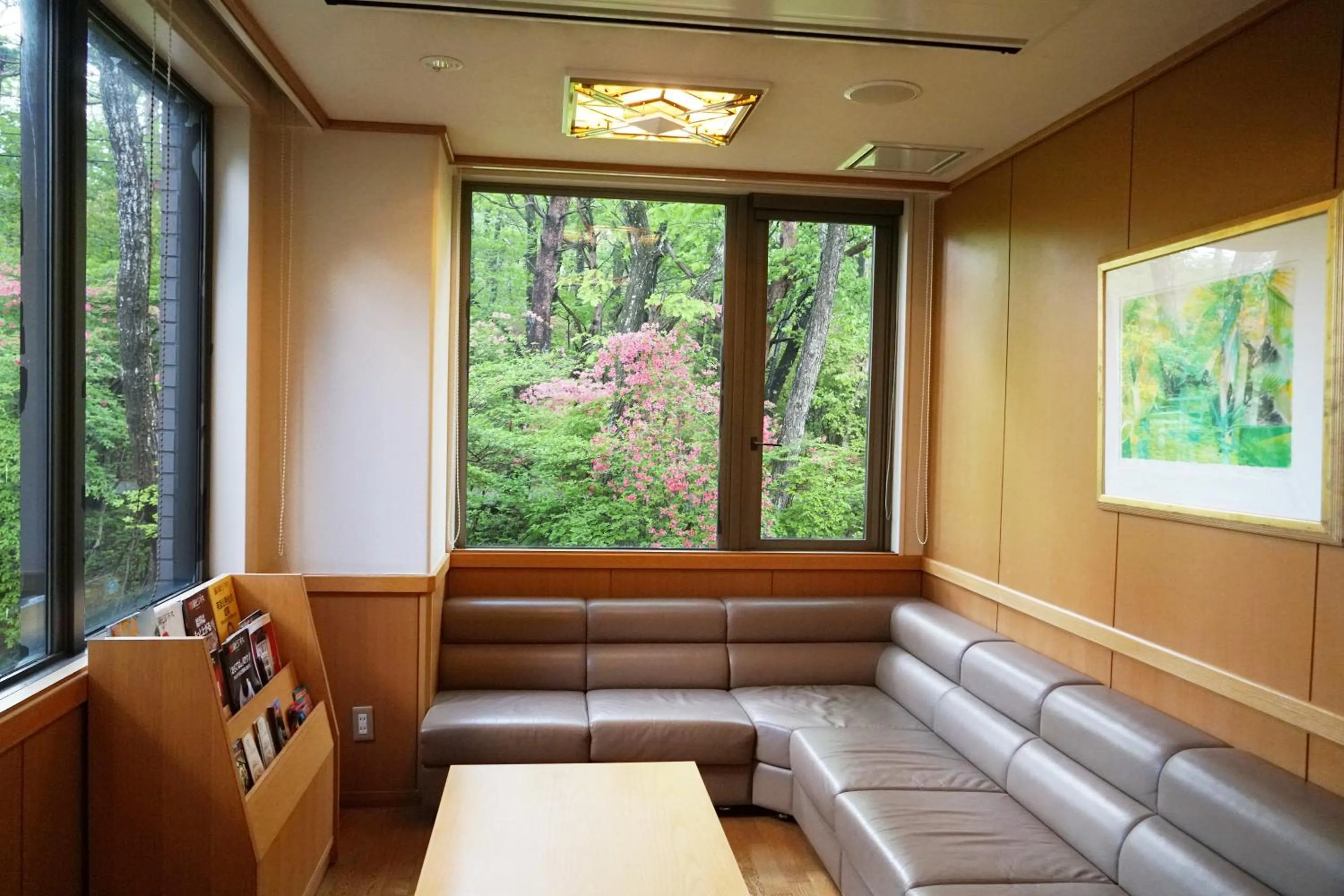 Garden view in Blancvert Nasu Onsen Hotel