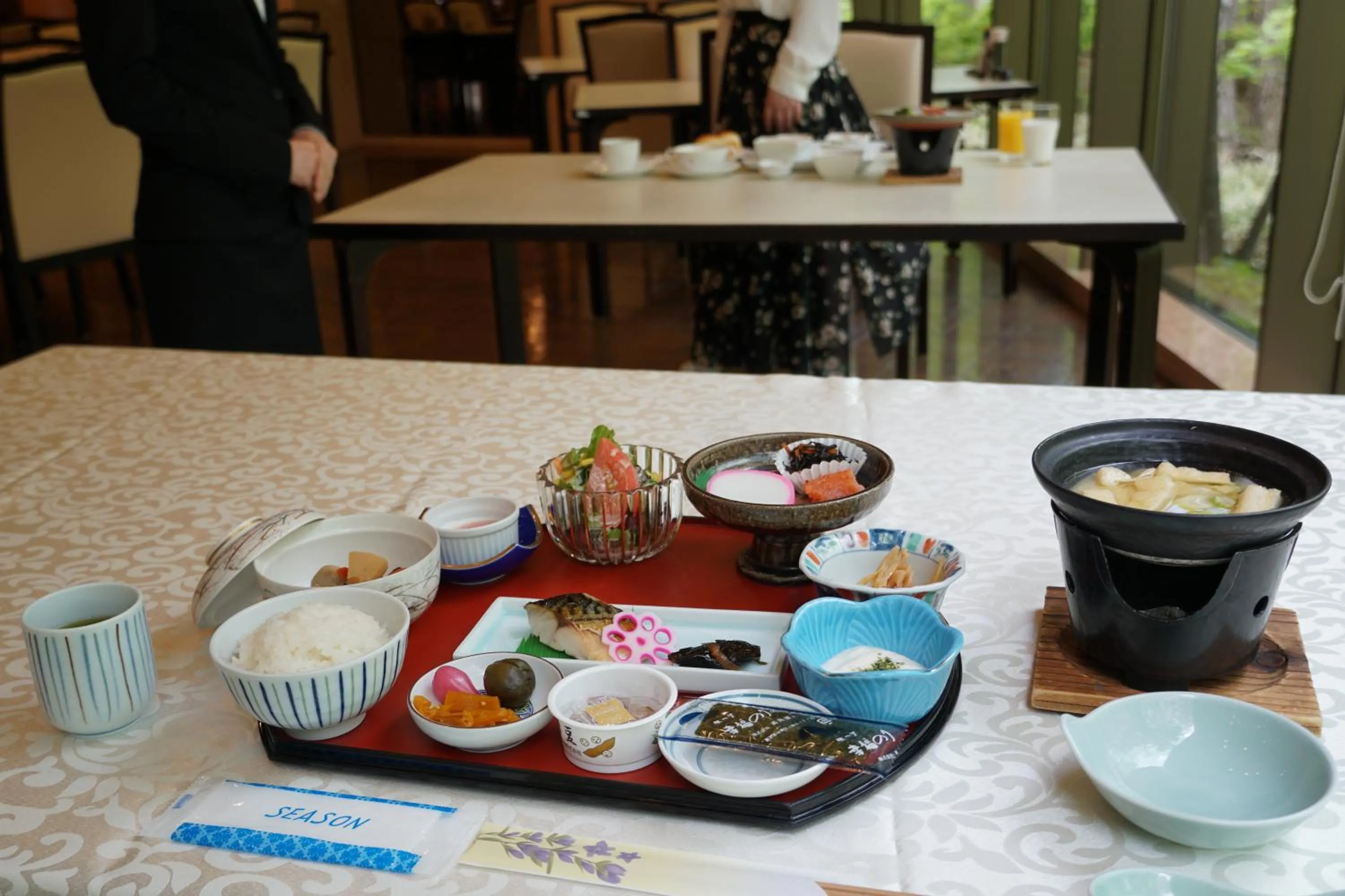 Asian breakfast in Blancvert Nasu Onsen Hotel