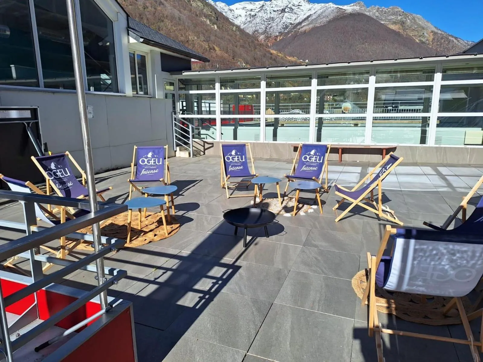 Balcony/Terrace in Garden & City Cauterets Balneo