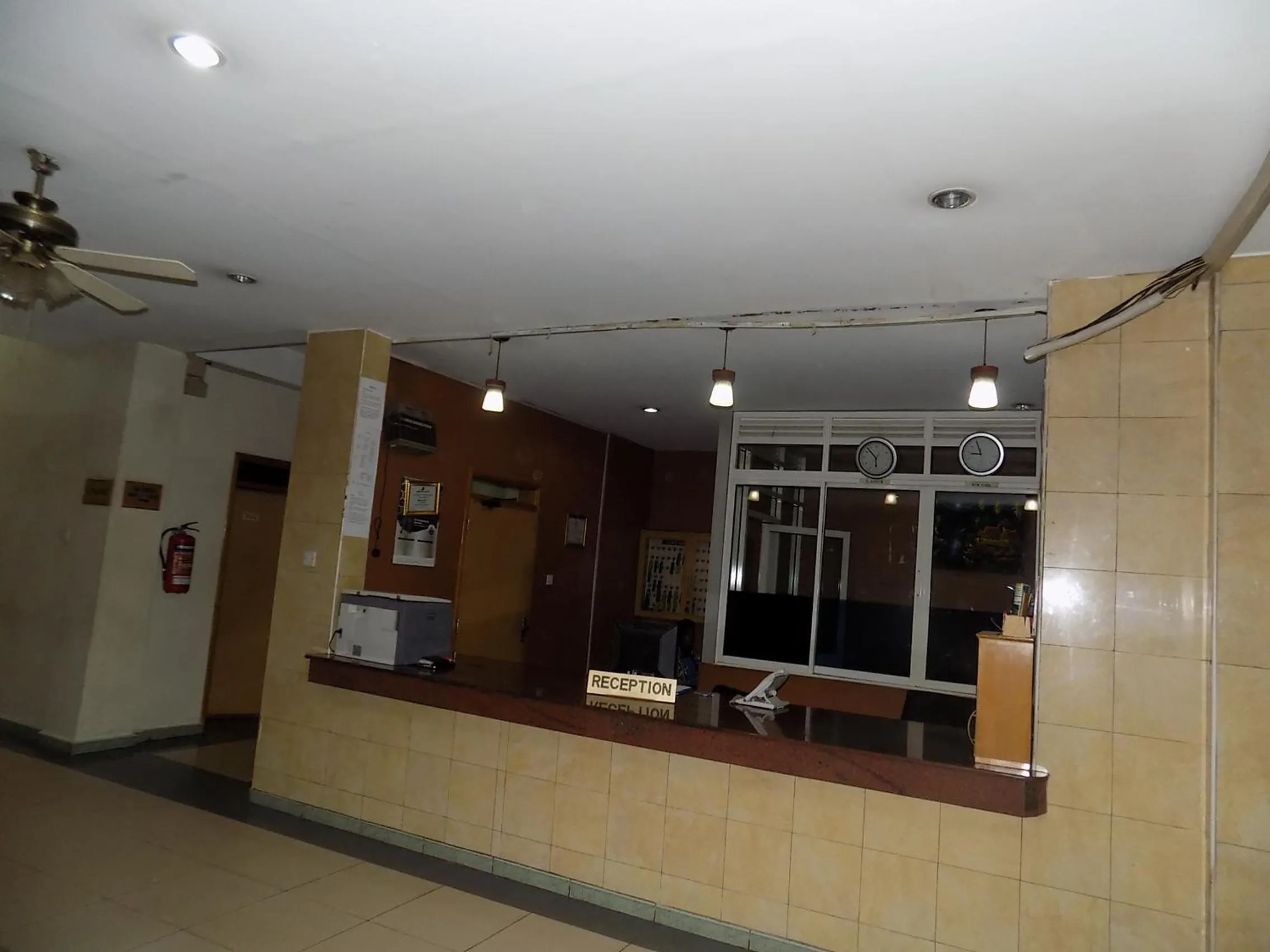 Lobby or reception in Aponye Hotel Kampala