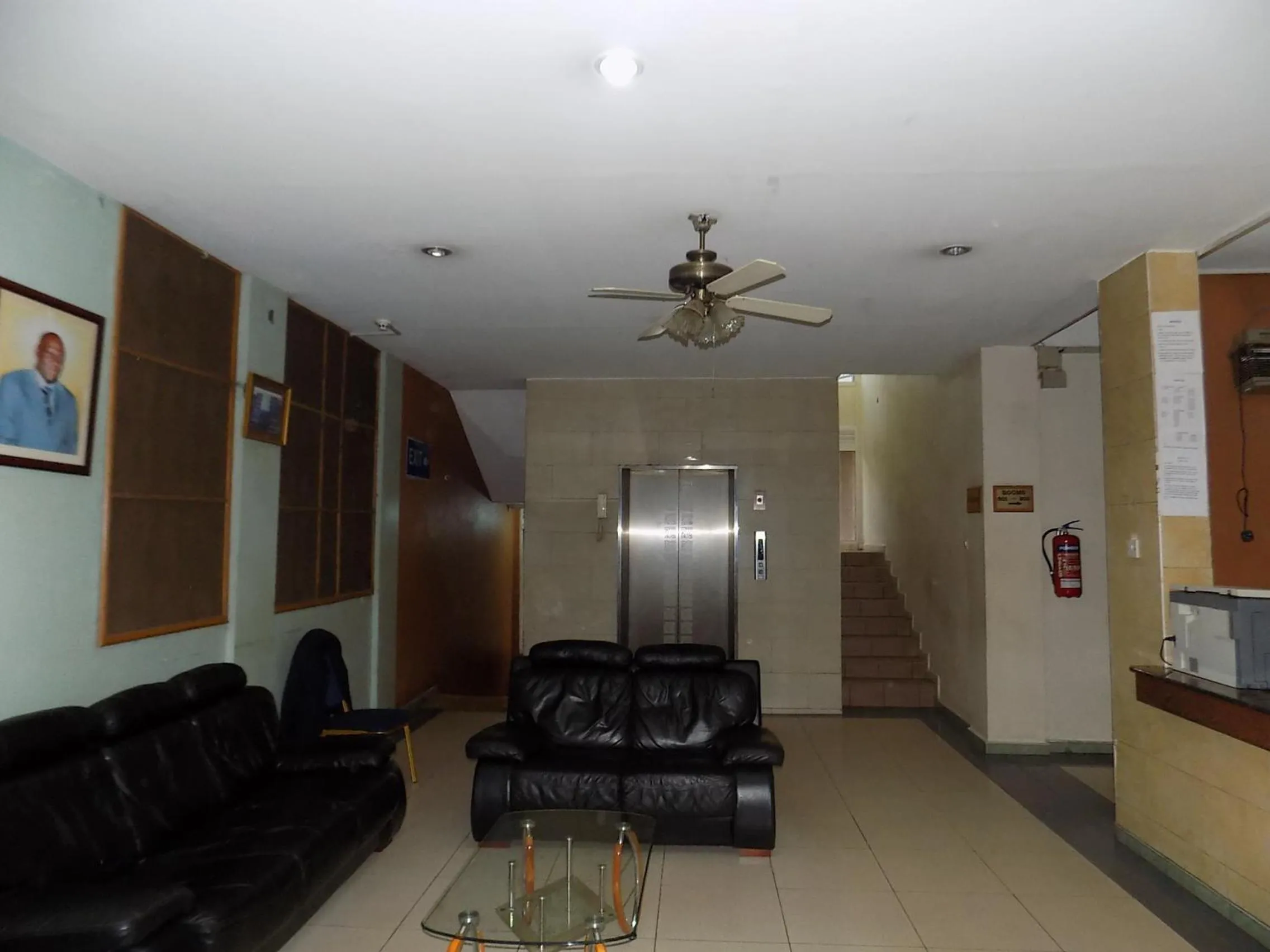 Lobby or reception in Aponye Hotel Kampala