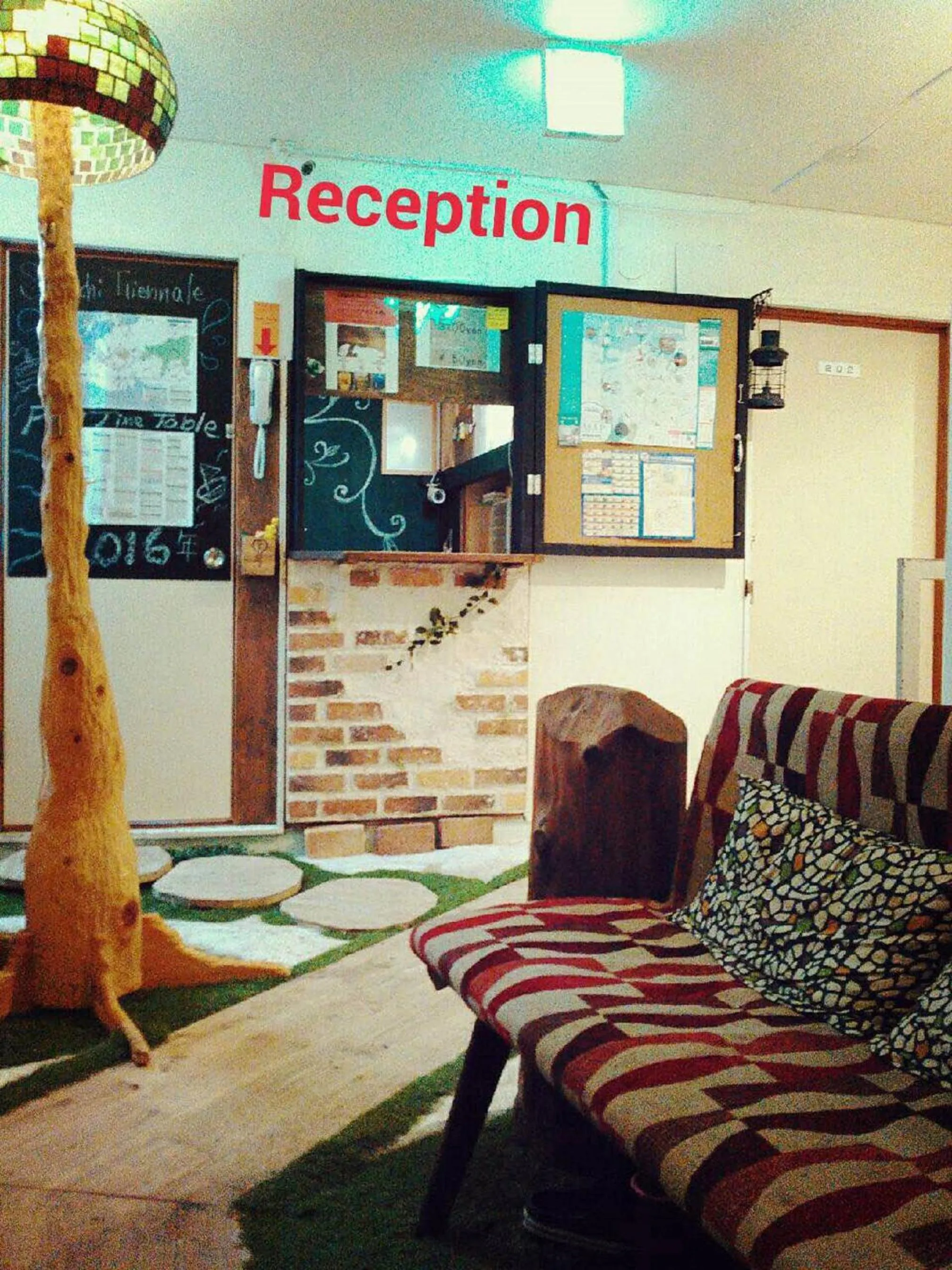 Lobby or reception in Takamatsu Guesthouse BJ Station