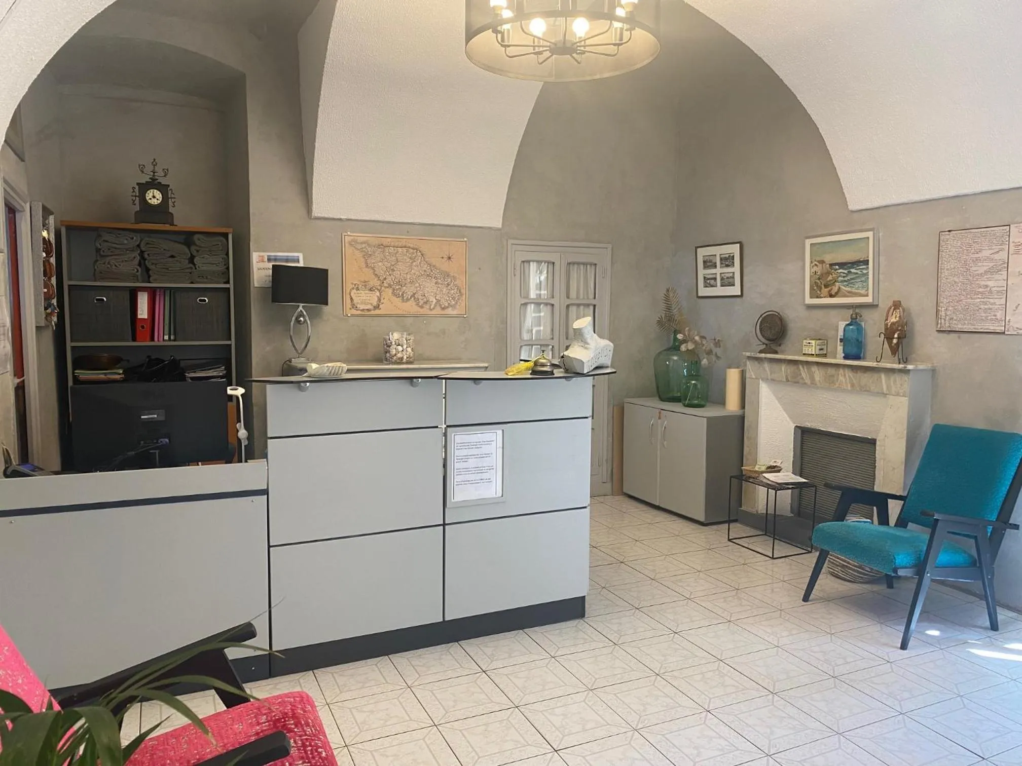 Lobby or reception in Hotel de la Plage Santa Vittoria