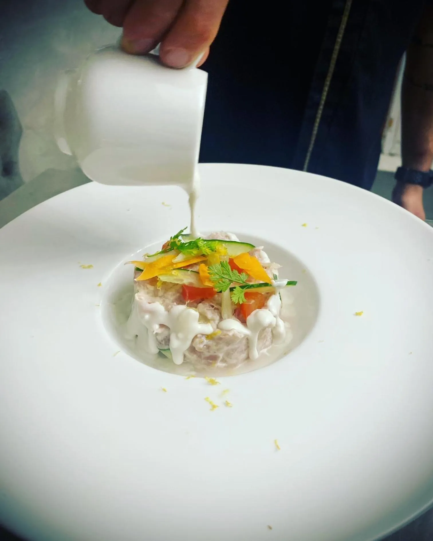 Restaurant/places to eat in Hotel de la Plage Santa Vittoria