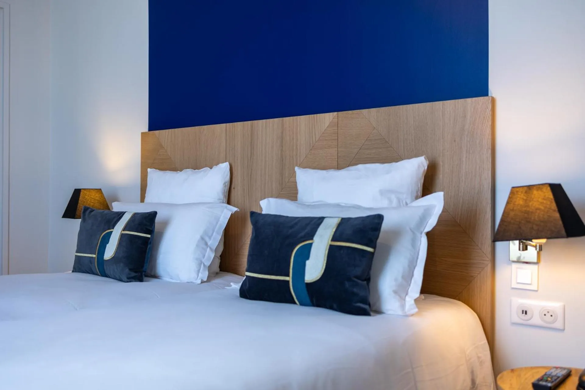 Bed in Hotel Albert 1er