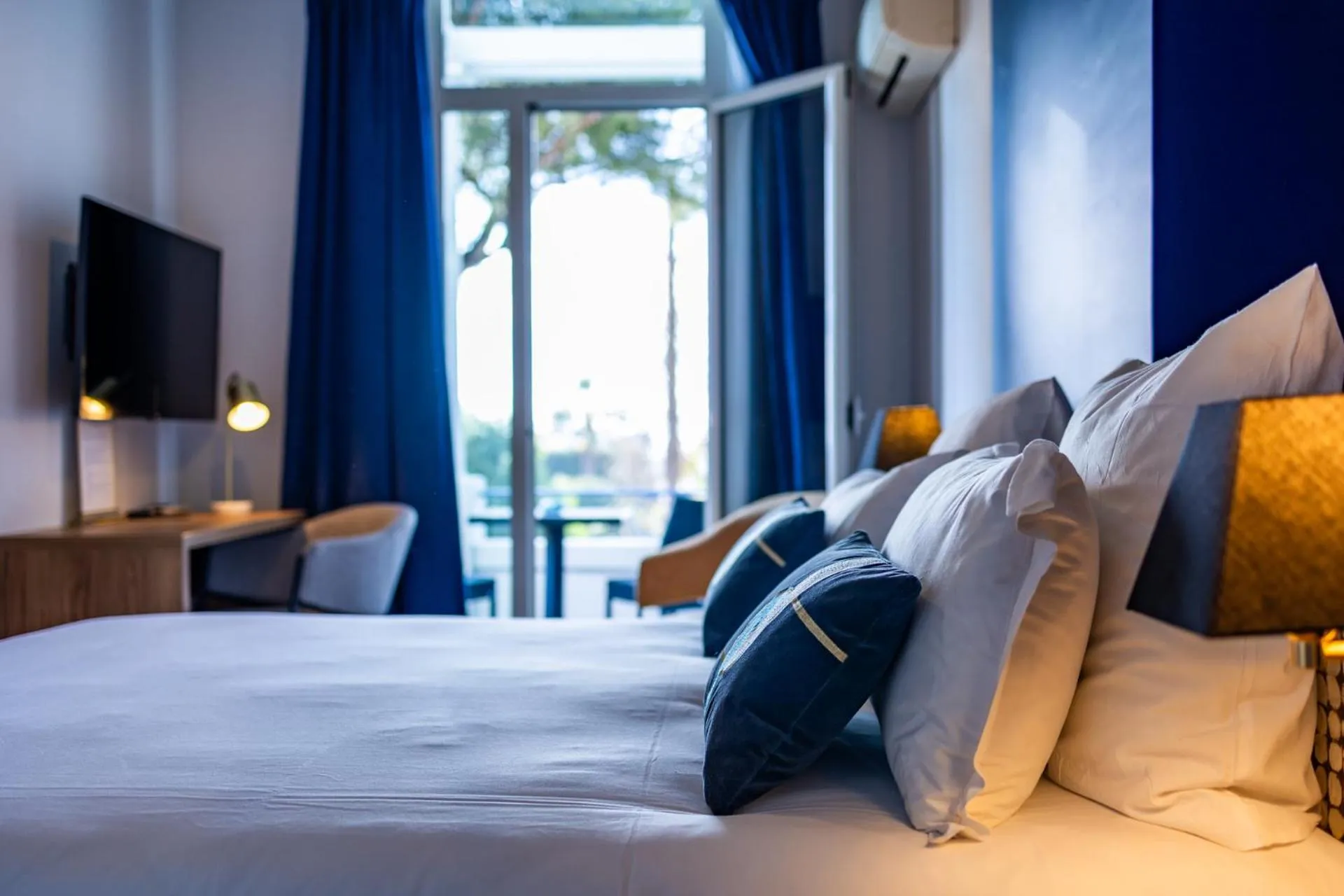 Bed in Hotel Albert 1er