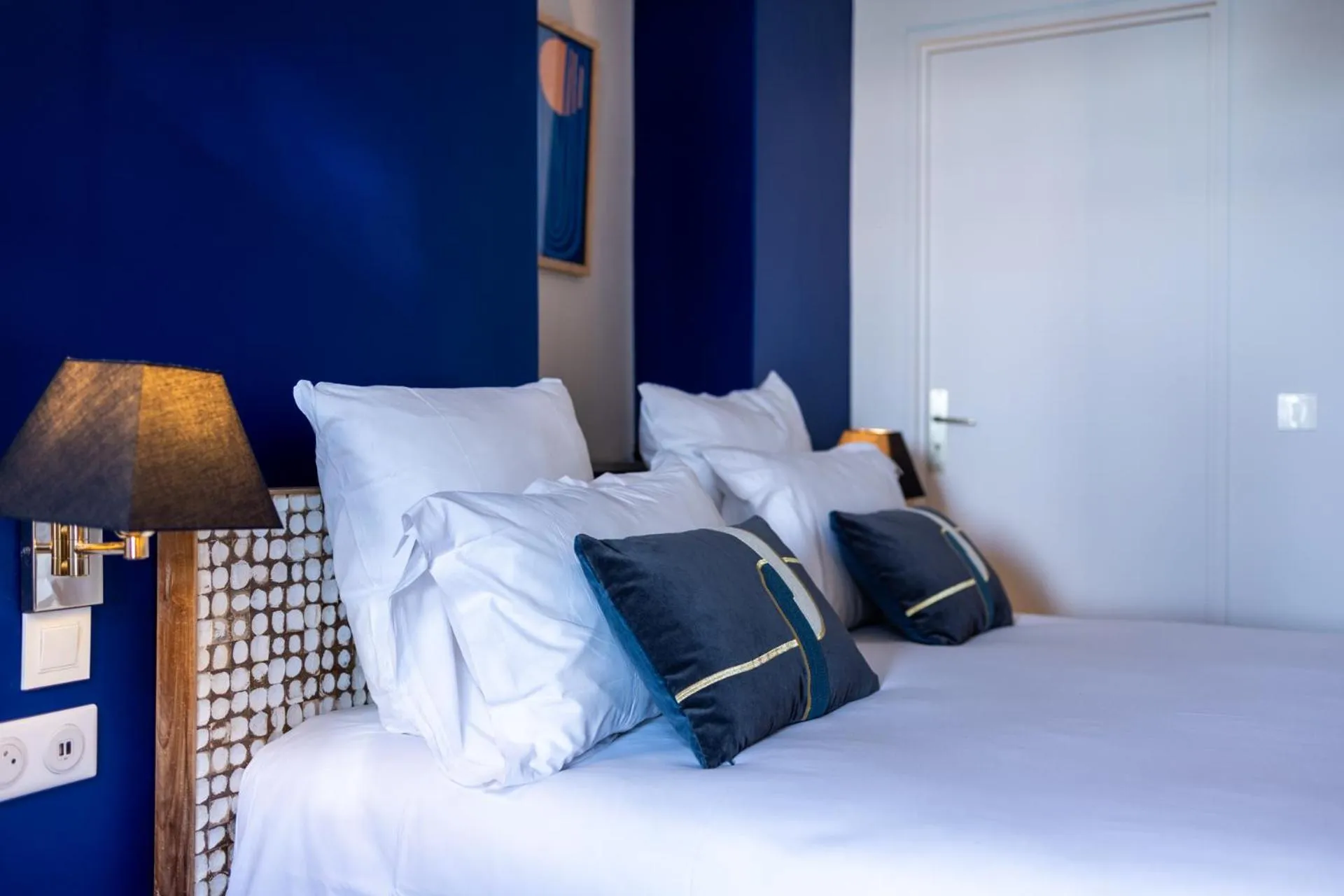 Bed in Hotel Albert 1er