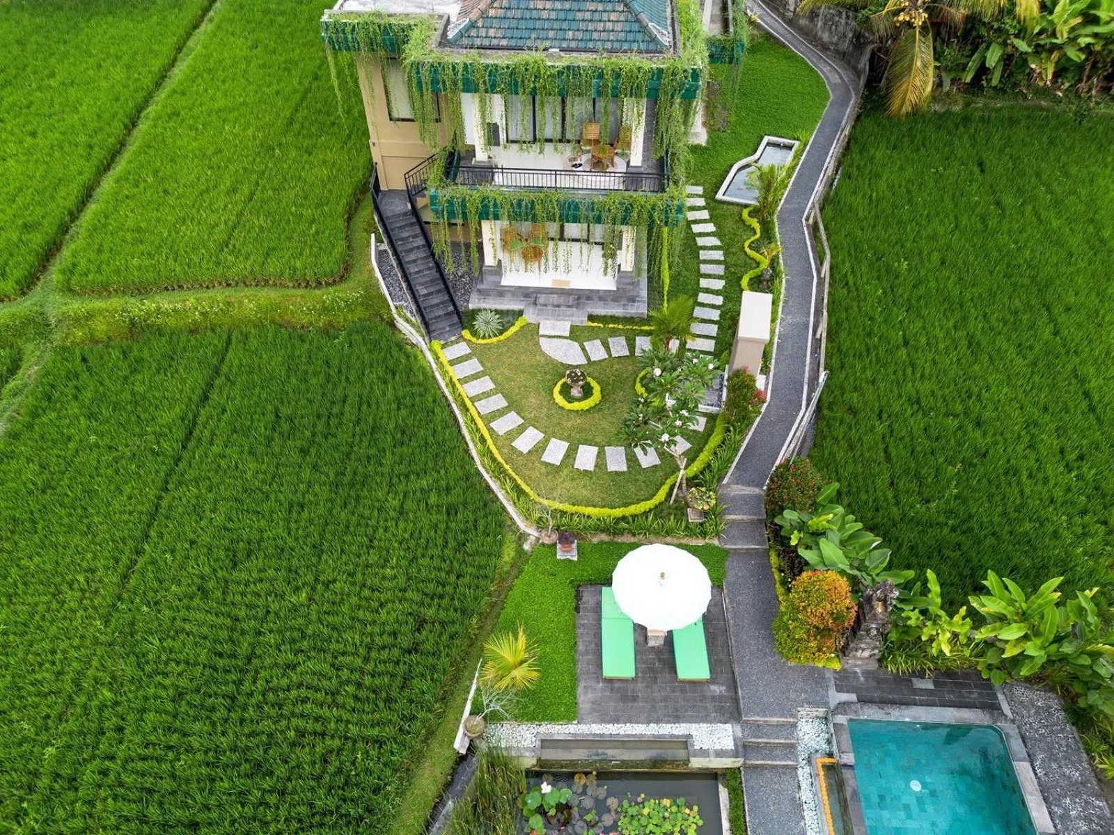 Property building in Cahaya Ubud Villa
