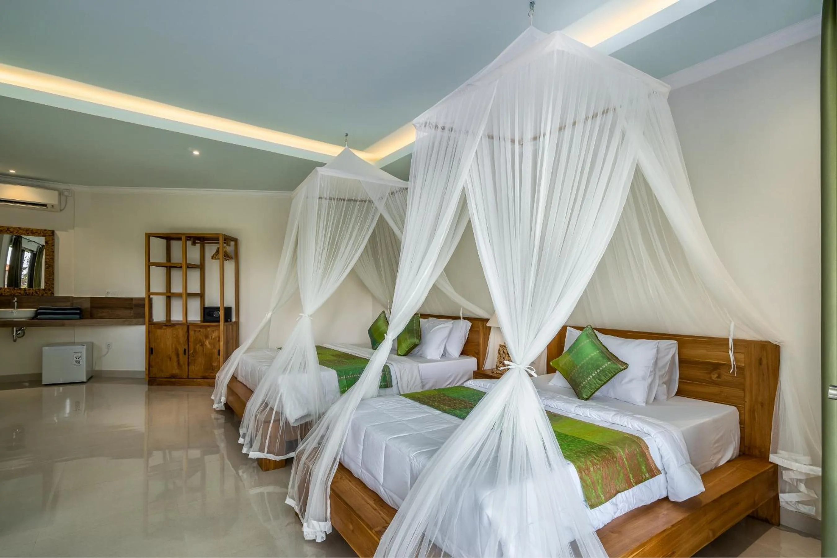 Bed in Cahaya Ubud Villa