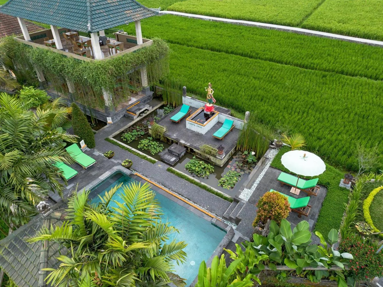 Restaurant/places to eat in Cahaya Ubud Villa
