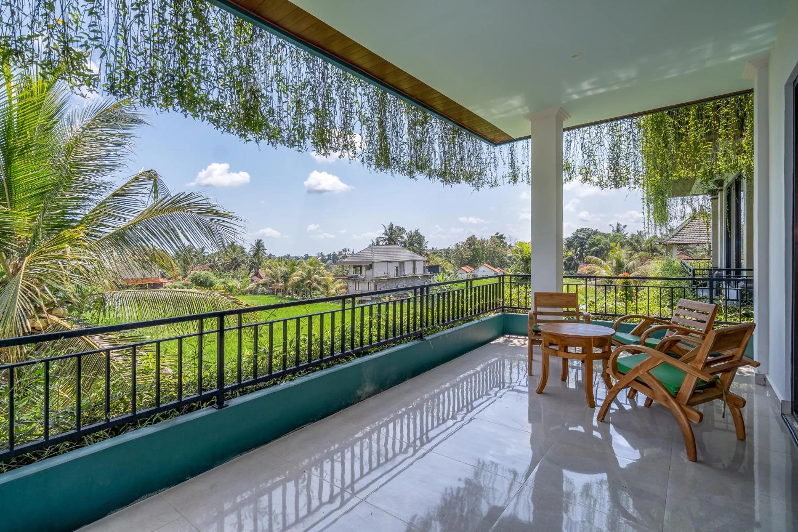 Balcony/Terrace in Cahaya Ubud Villa