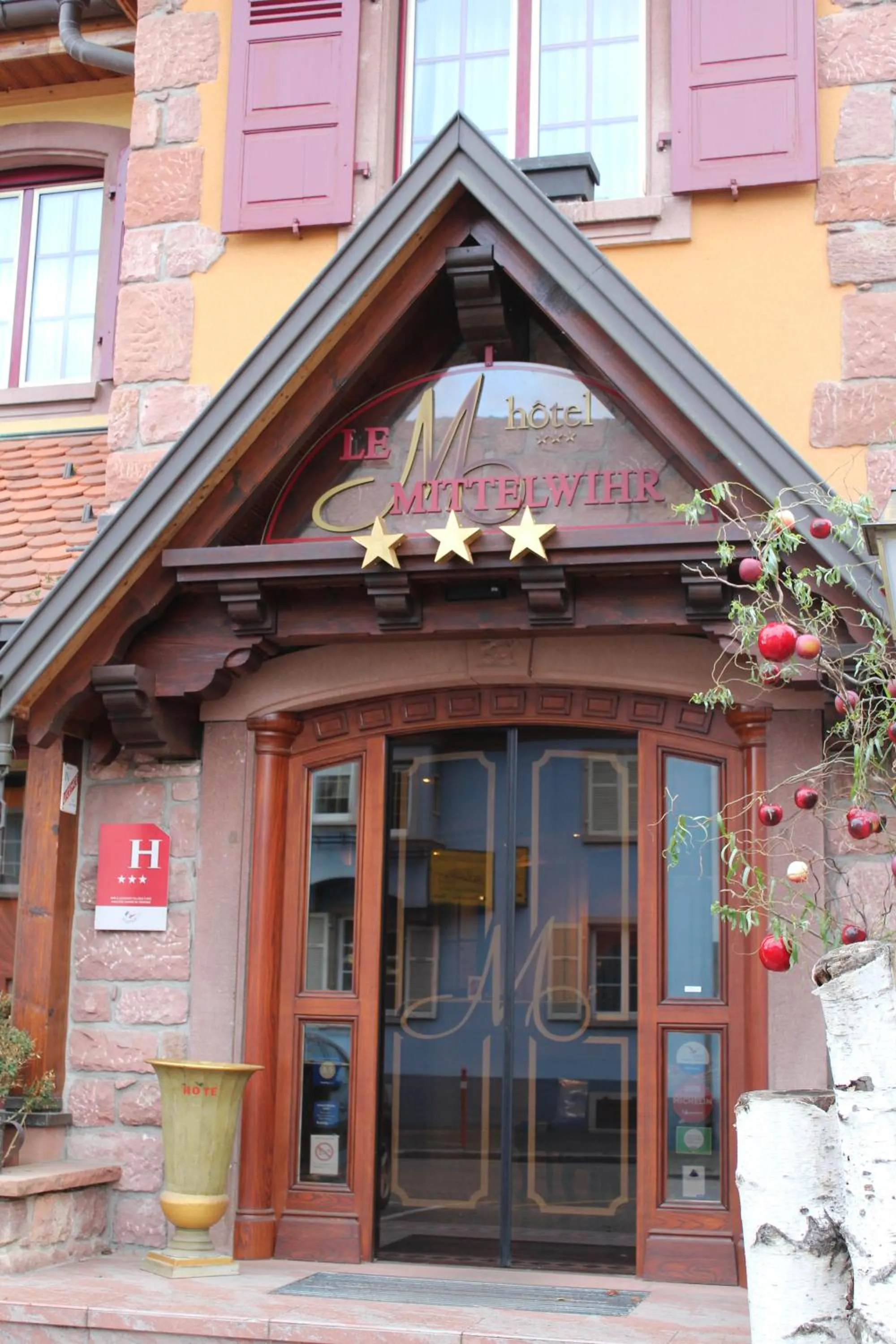 Facade/entrance in Hôtel Le Mittelwihr