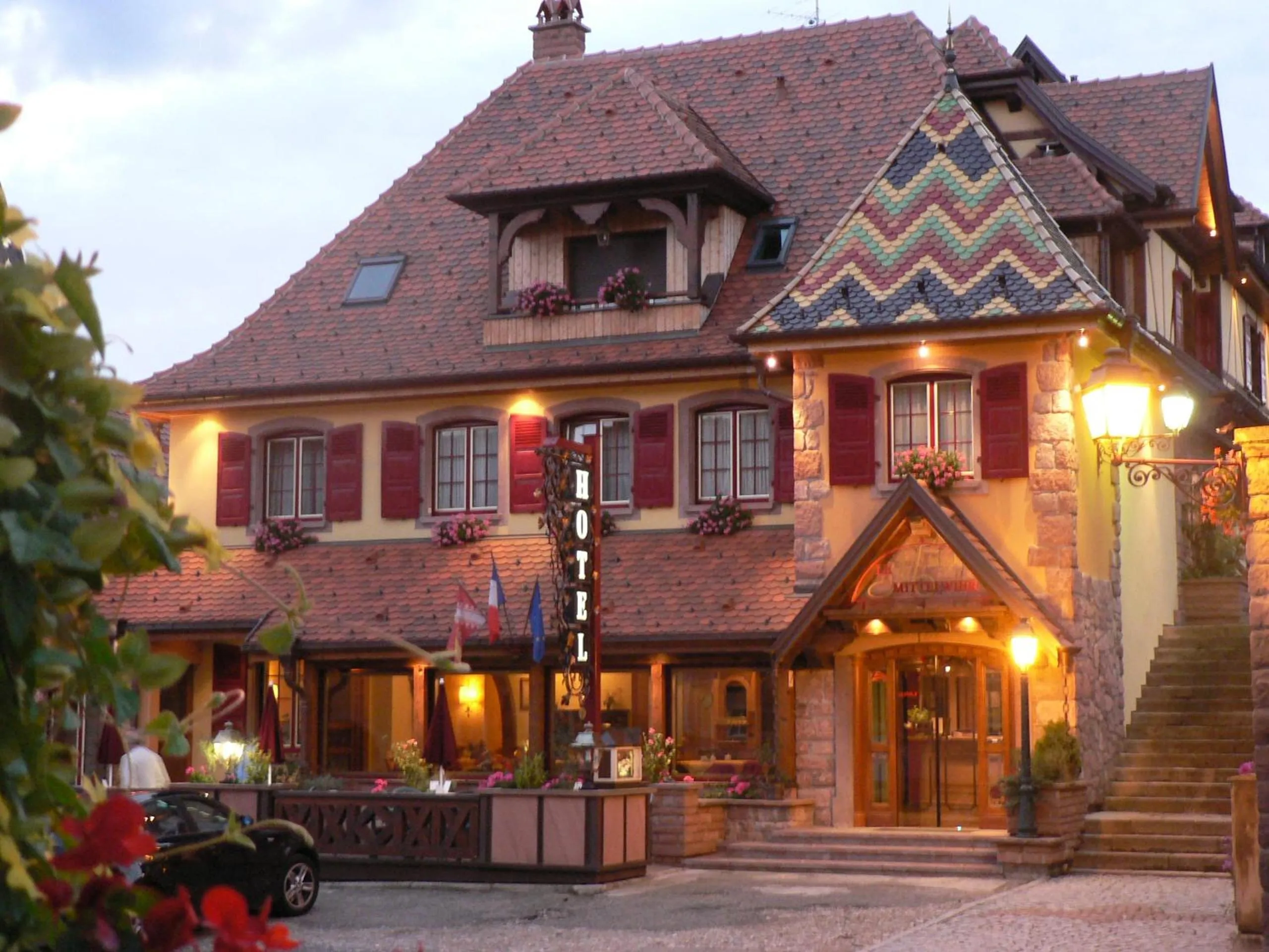 Facade/entrance in Hôtel Le Mittelwihr