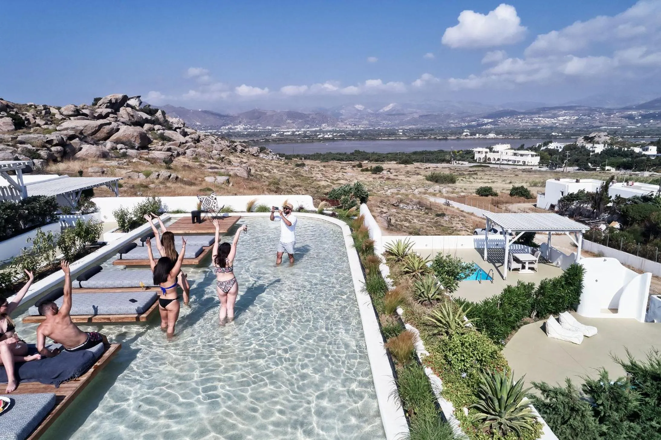 On site in Naxian Utopia | Luxury Villas & Suites