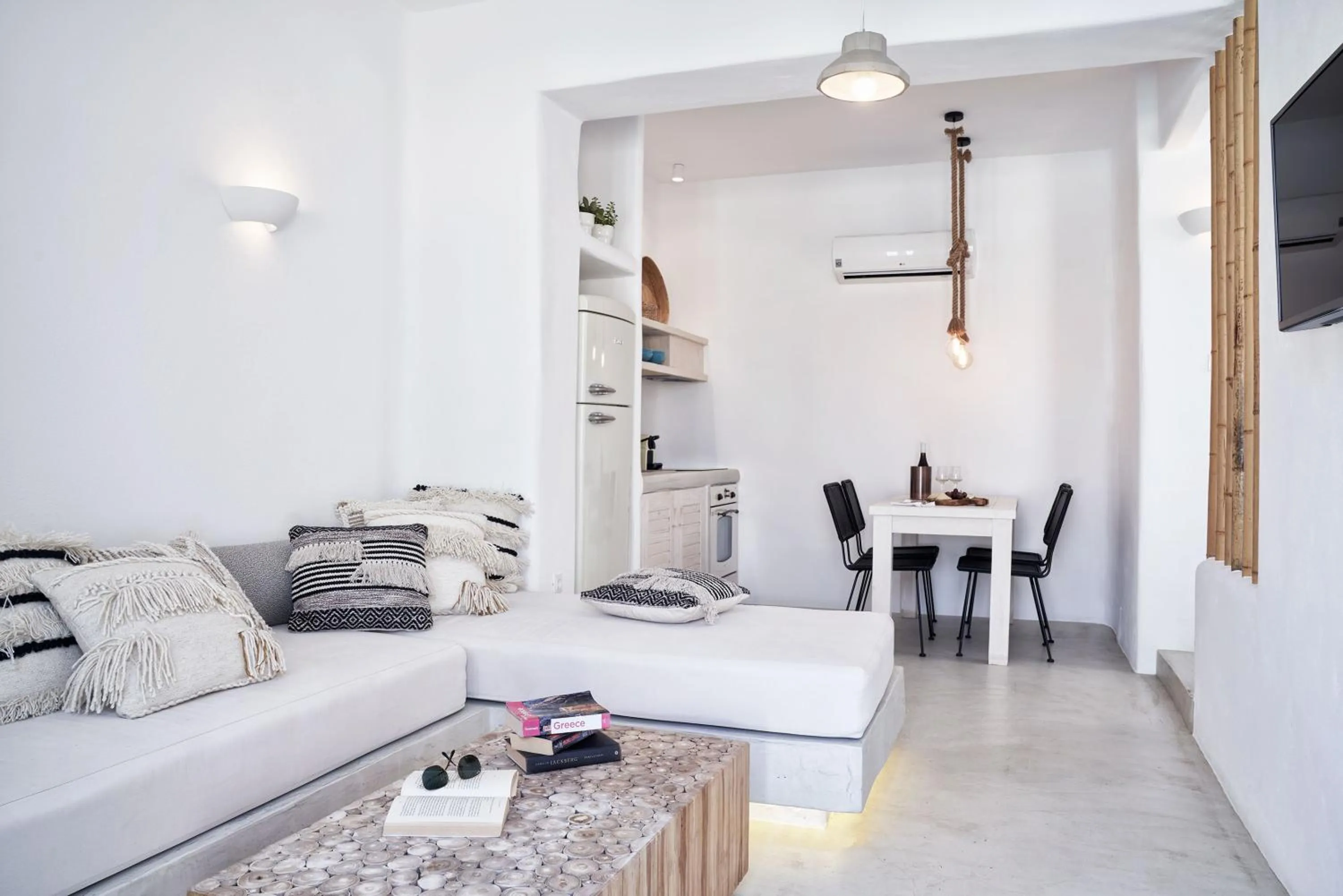 Kitchen or kitchenette in Naxian Utopia | Luxury Villas & Suites