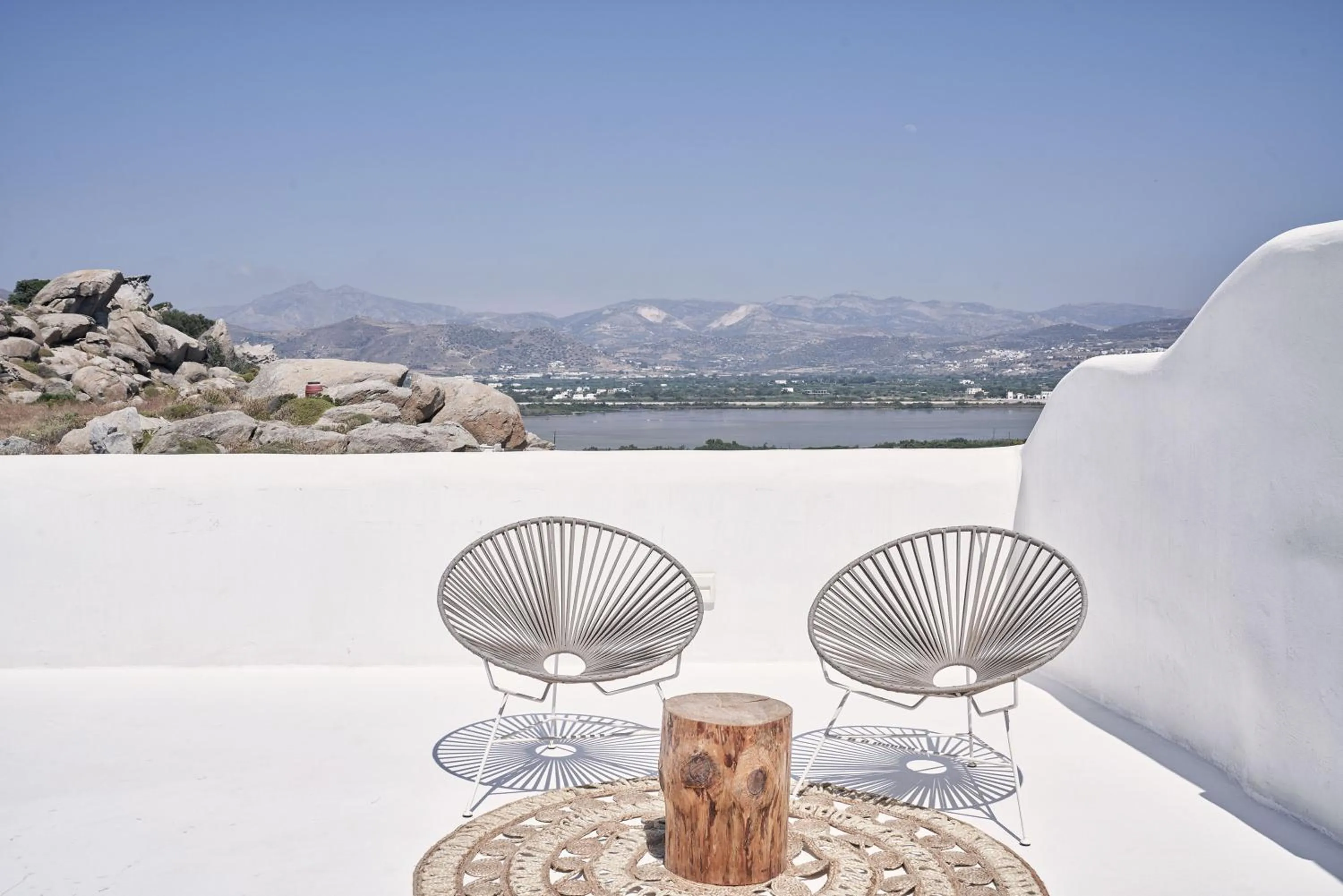 Balcony/Terrace in Naxian Utopia | Luxury Villas & Suites