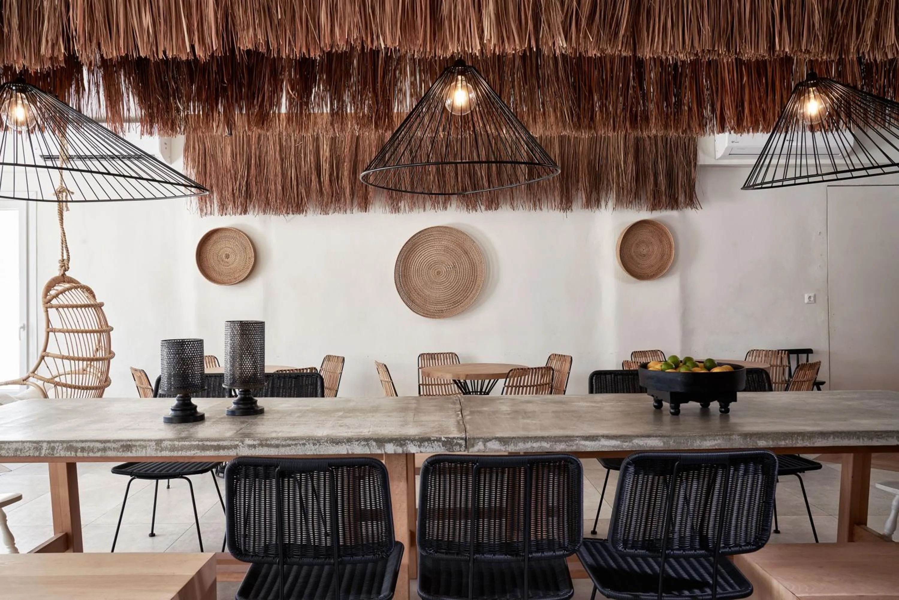 Communal lounge/ TV room in Naxian Utopia | Luxury Villas & Suites