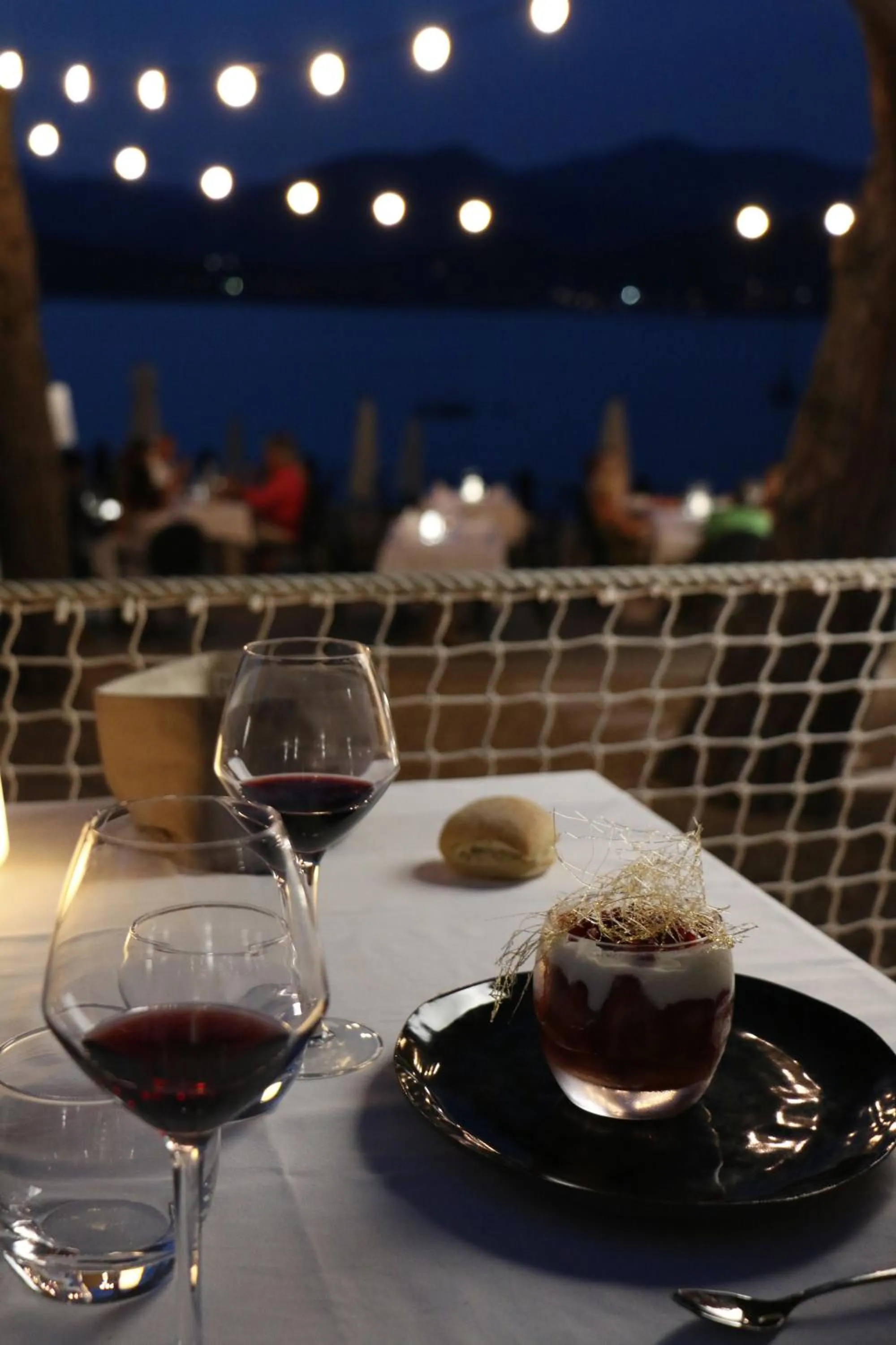 Restaurant/places to eat in Hôtel Castel d'Orcino