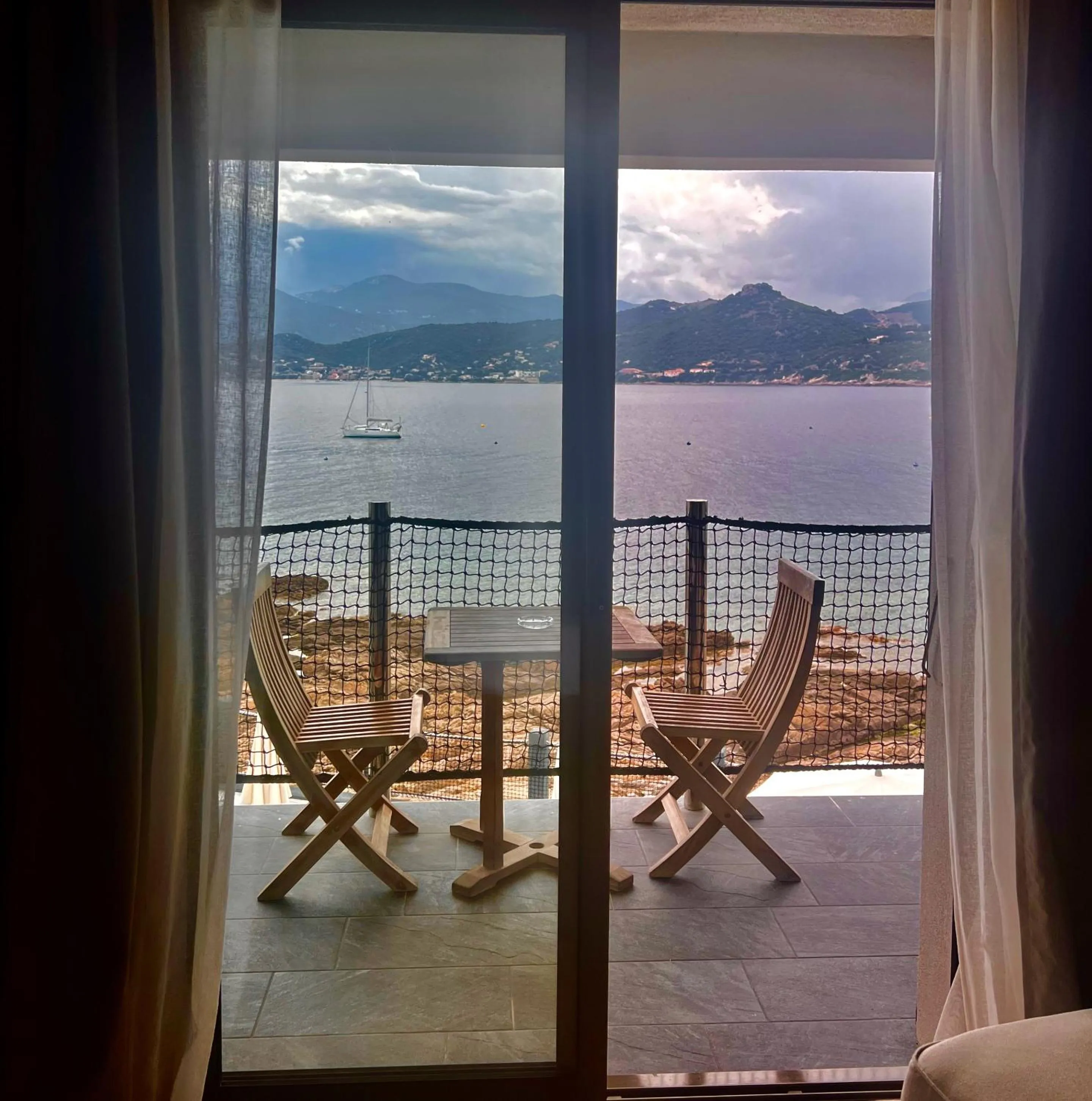 Balcony/Terrace in Hôtel Castel d'Orcino