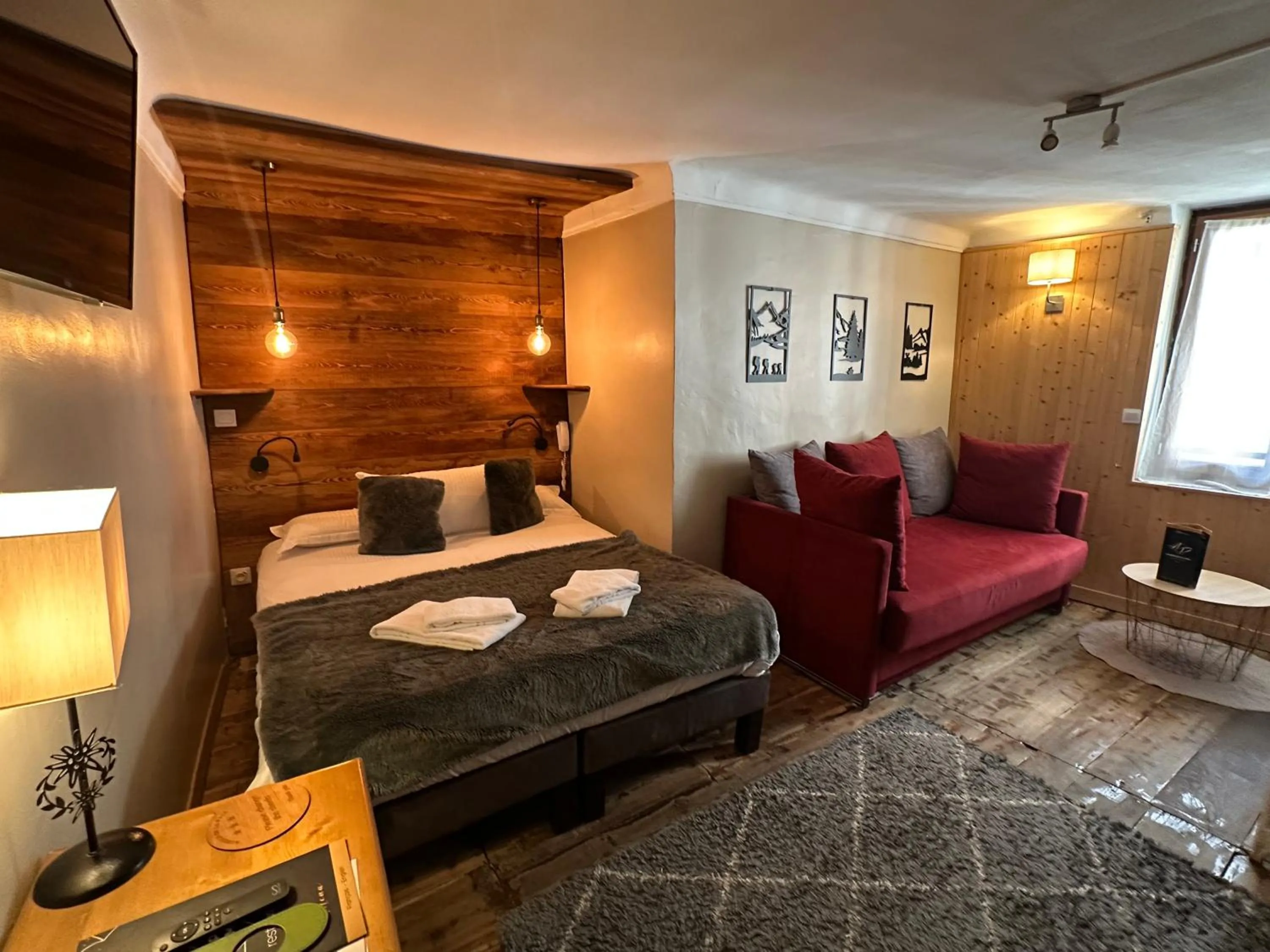 Bed in Auberge de la Paix