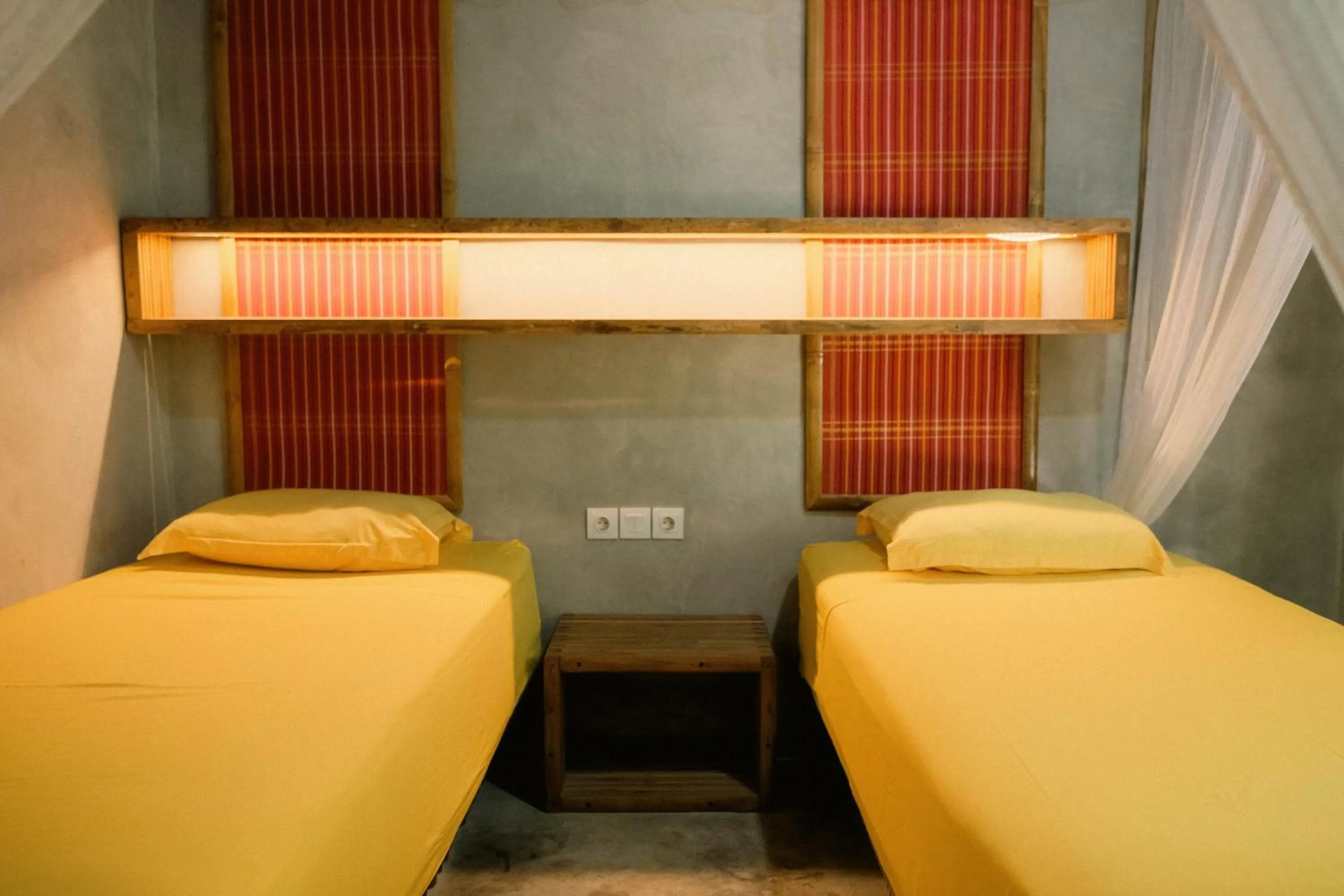 Bed in Ecolodge Bukit Lawang