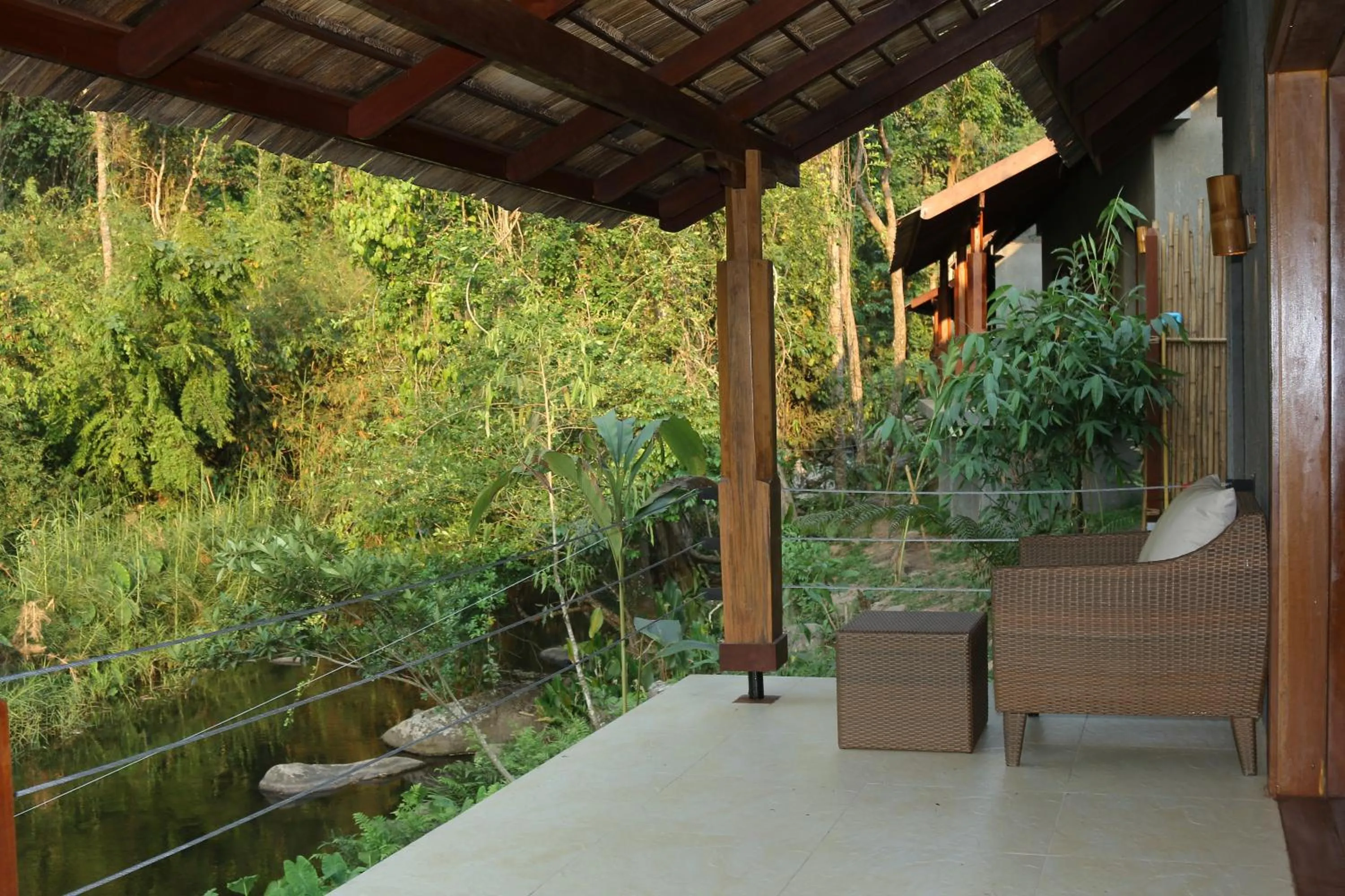 Balcony/Terrace in Namkat Yorla Pa Resort