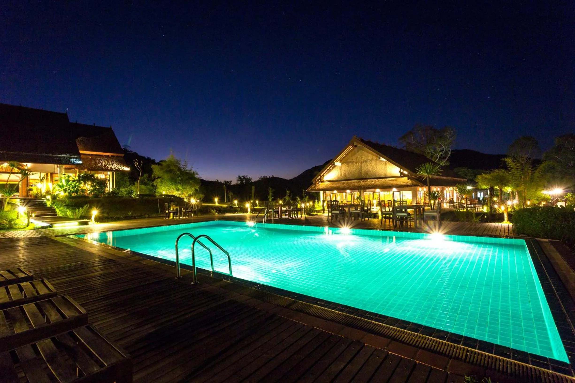 Swimming pool in Namkat Yorla Pa Resort