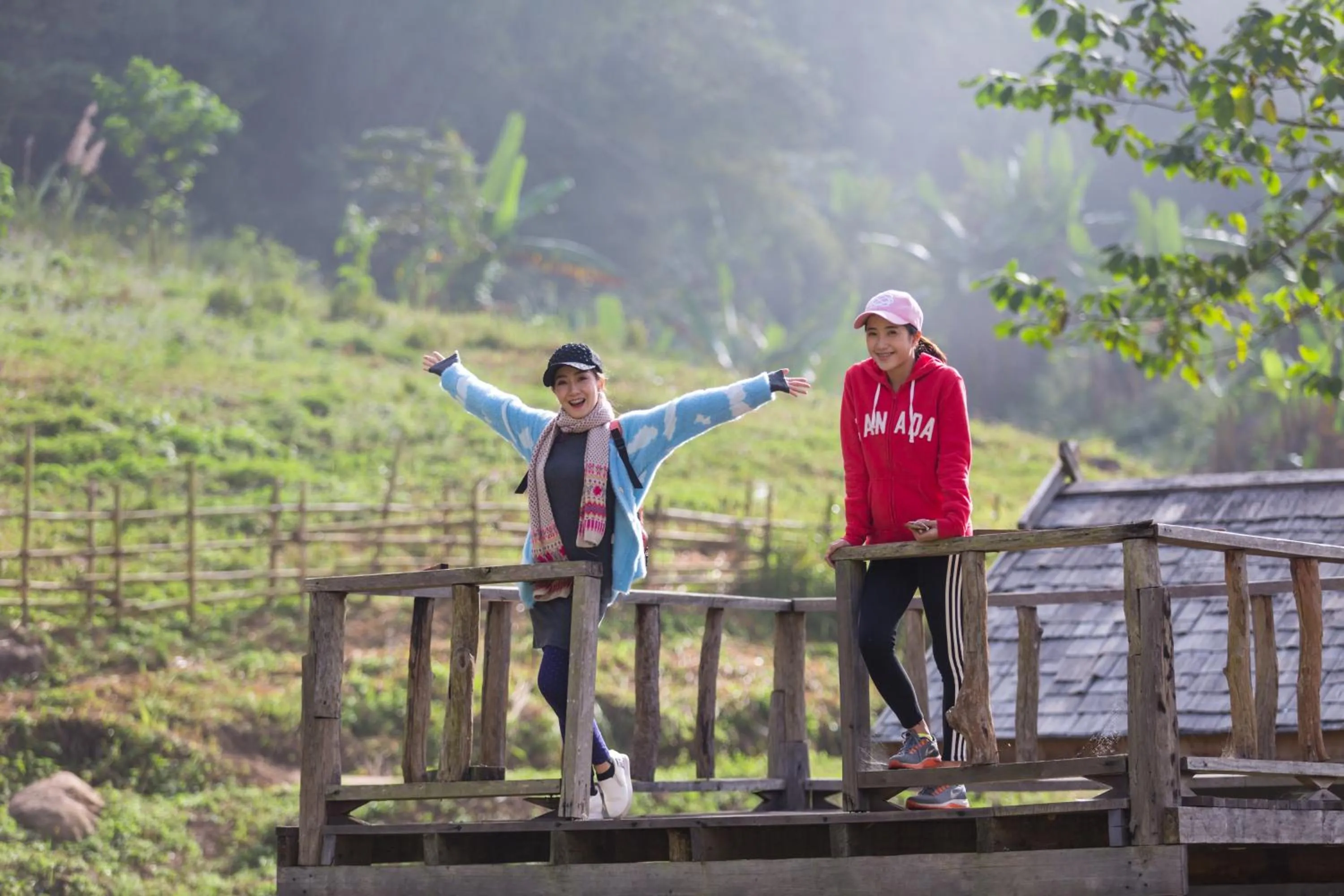 group of guests in Namkat Yorla Pa Resort