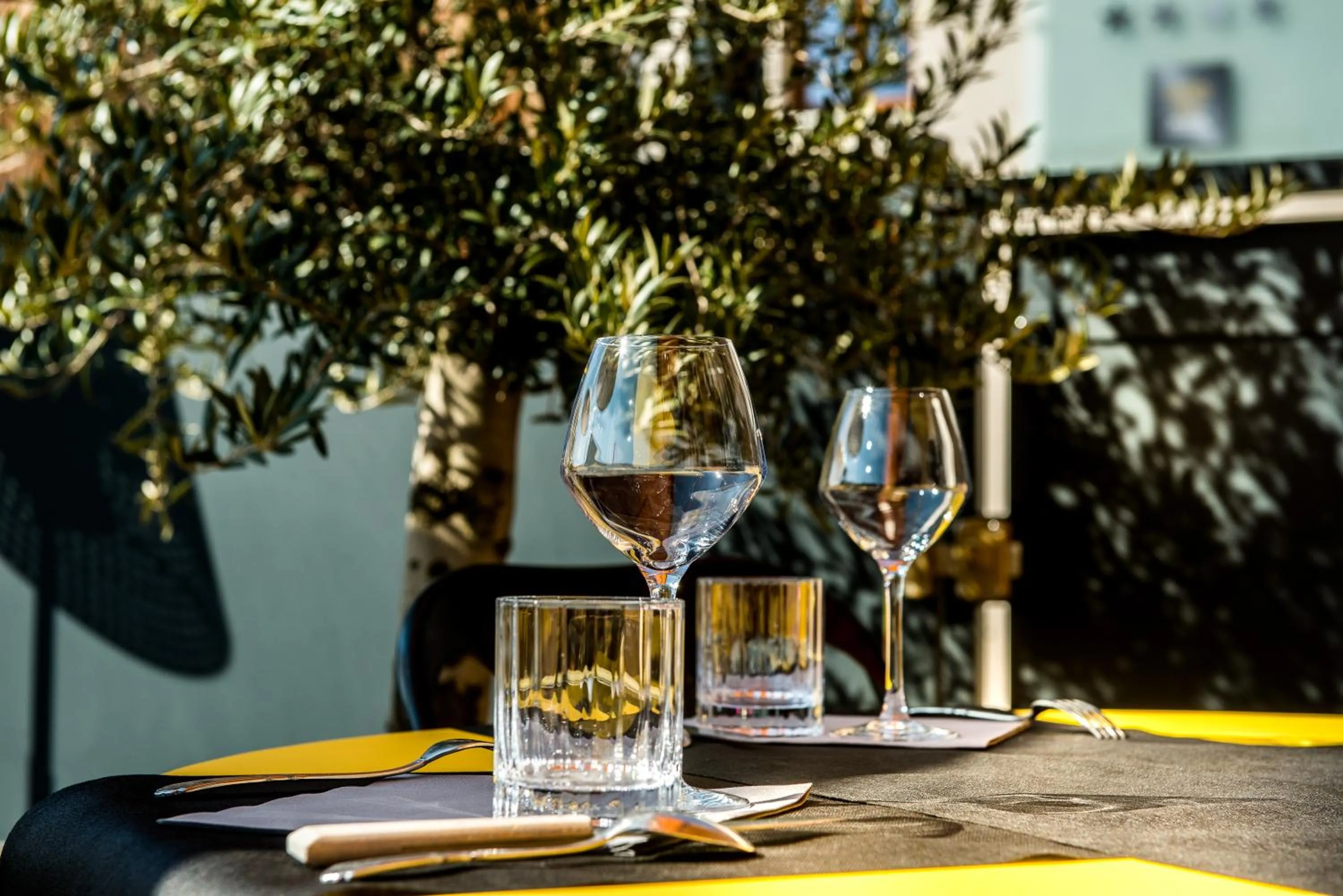 Patio in Maison Doucet - Relais & Châteaux
