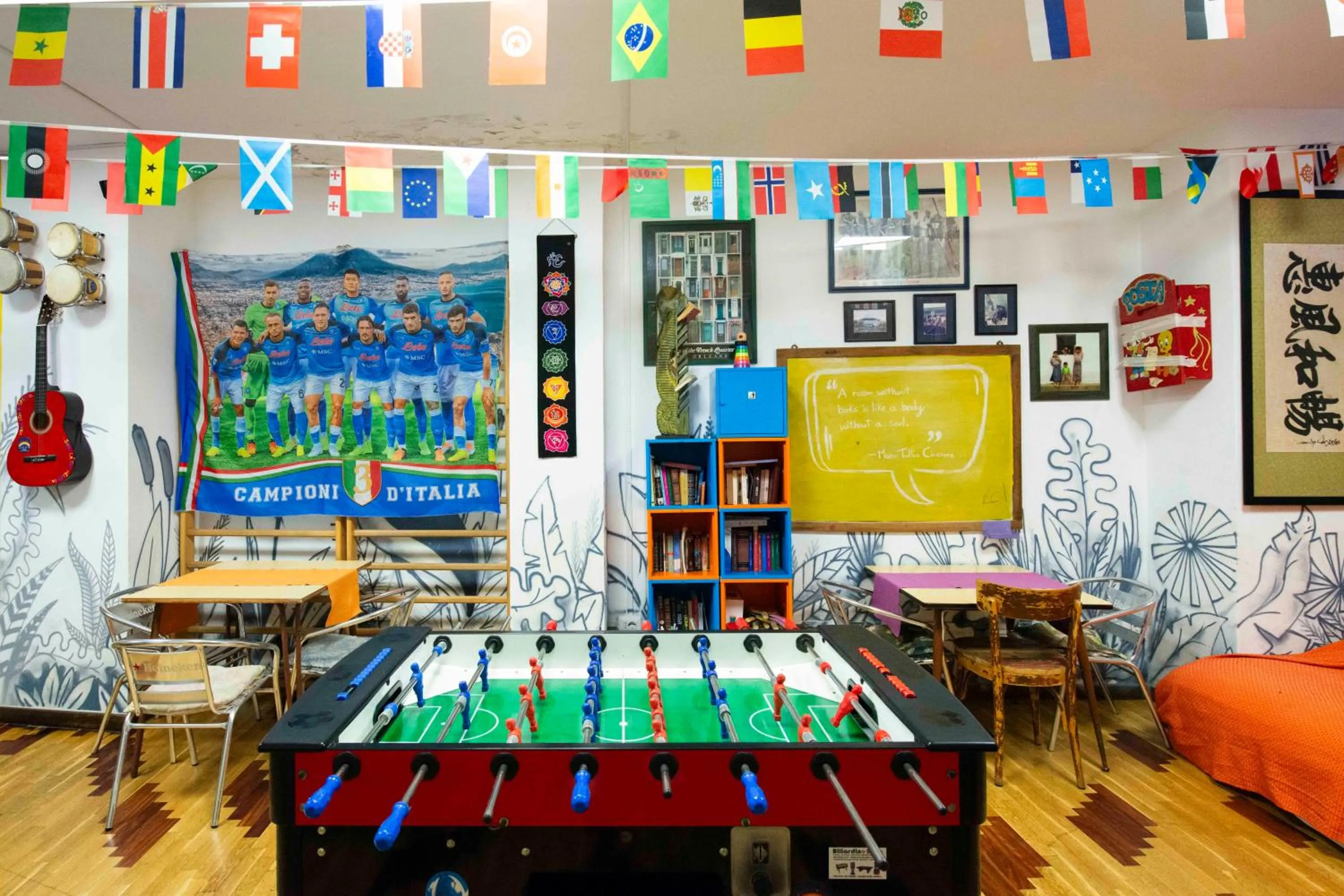 Game Room in Eco hostel floreale
