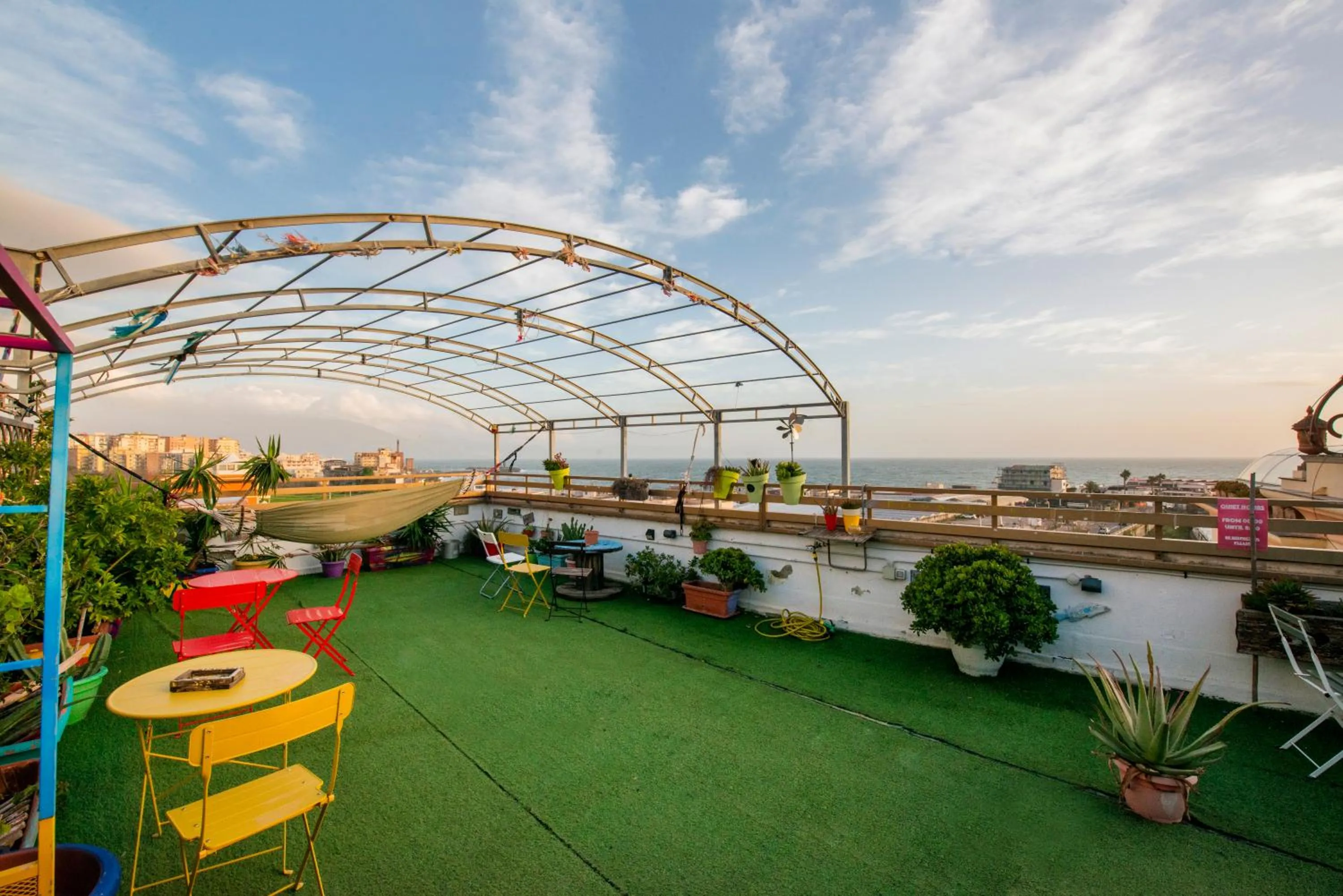 Balcony/Terrace in Eco hostel floreale