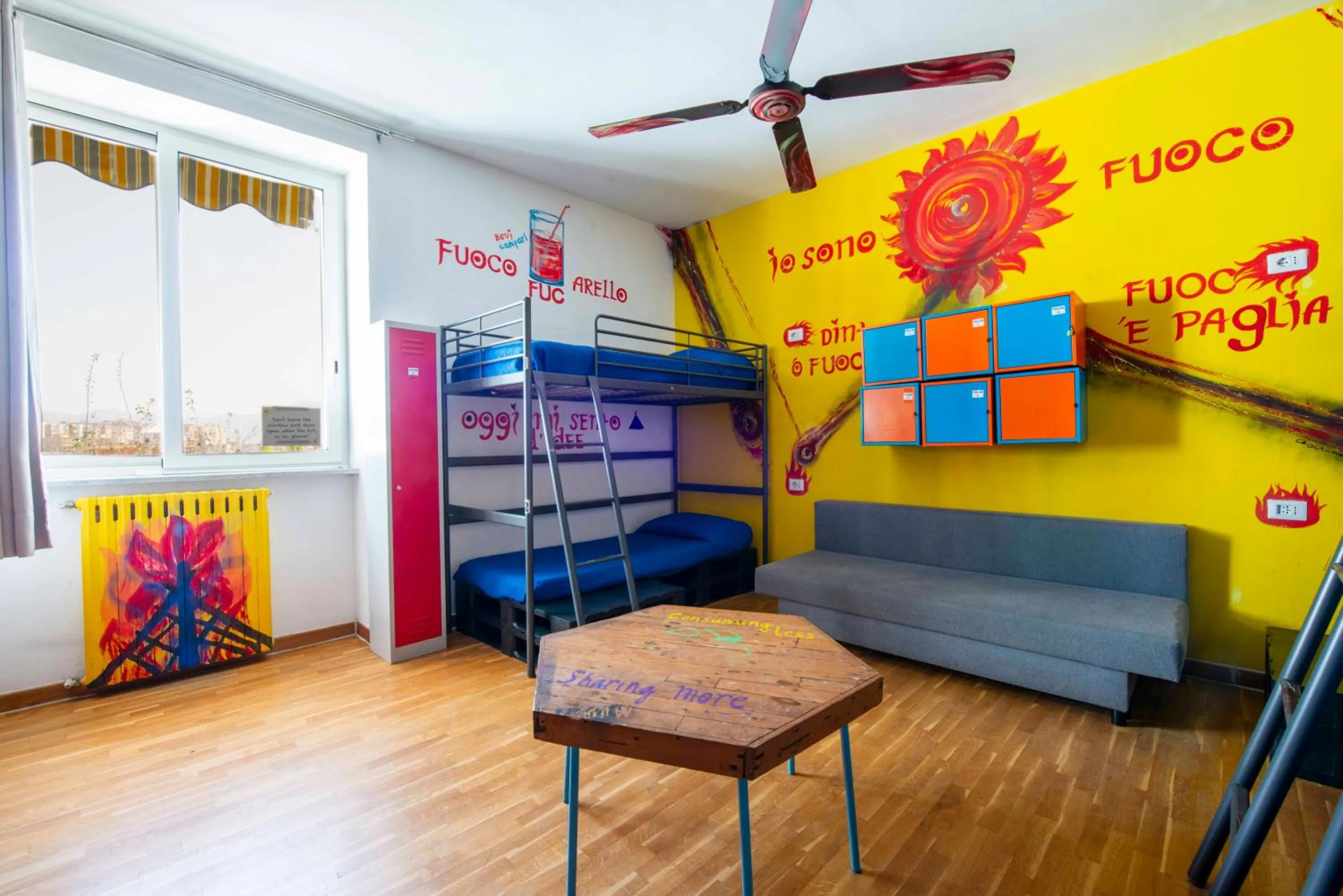 Bedroom in Eco hostel floreale