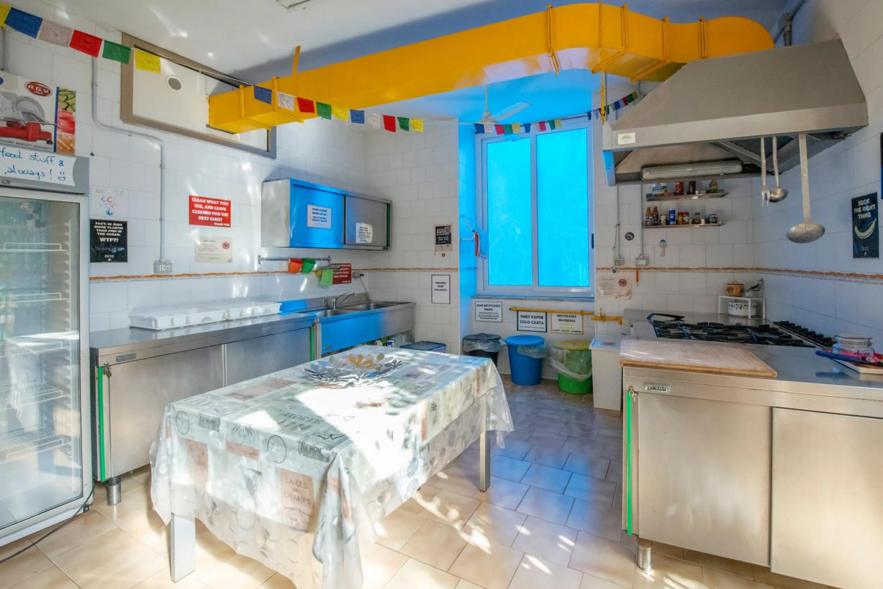 Kitchen or kitchenette in Eco hostel floreale