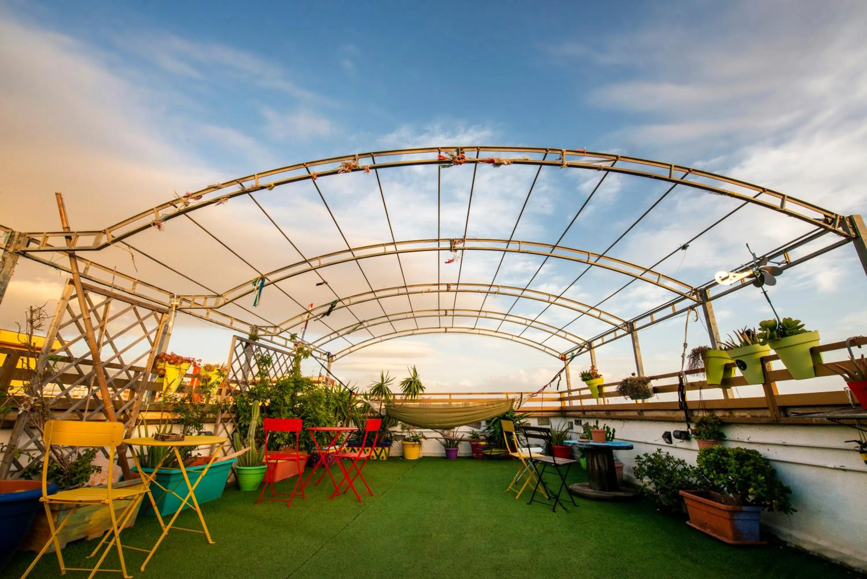 Balcony/Terrace in Eco hostel floreale