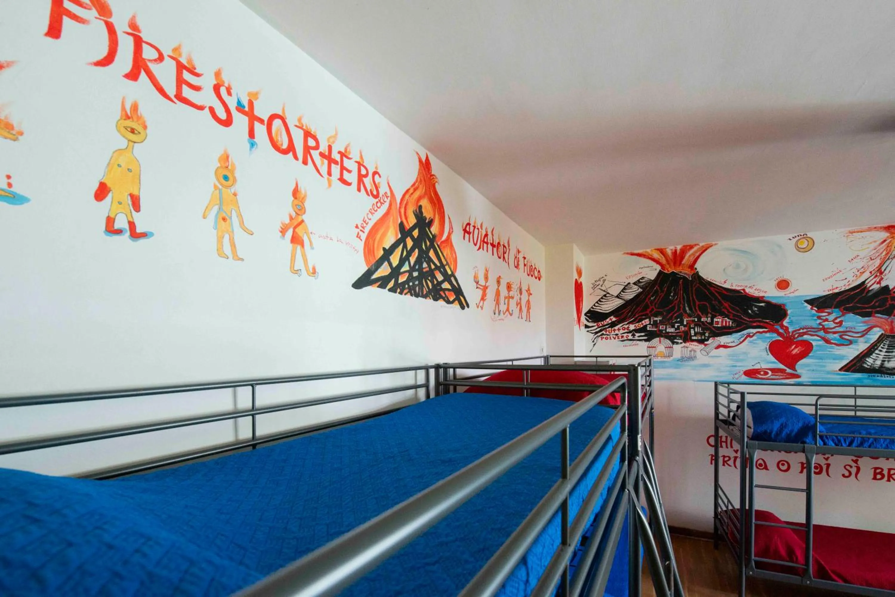 Bedroom, Bed in Eco hostel floreale