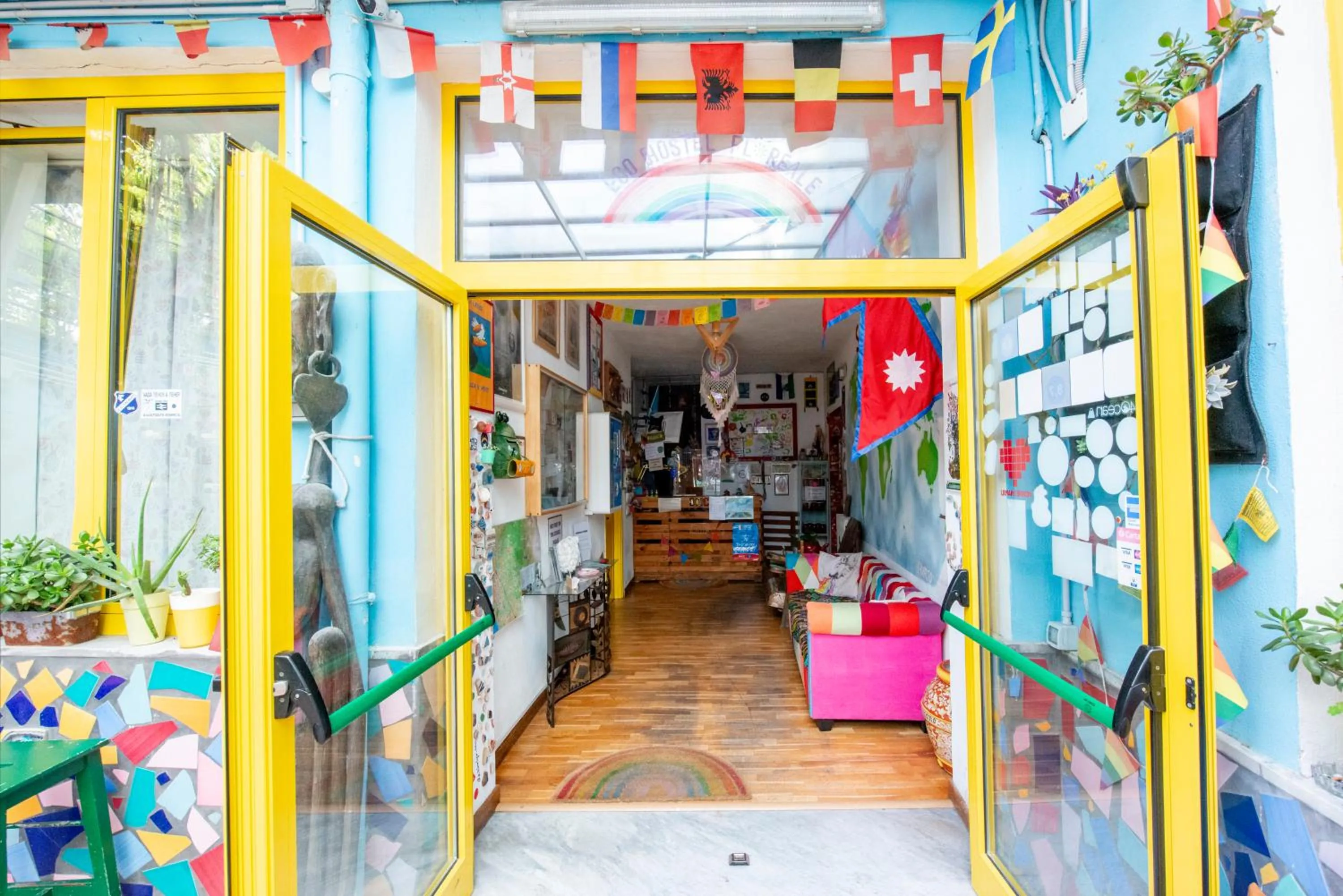 Lobby or reception in Eco hostel floreale