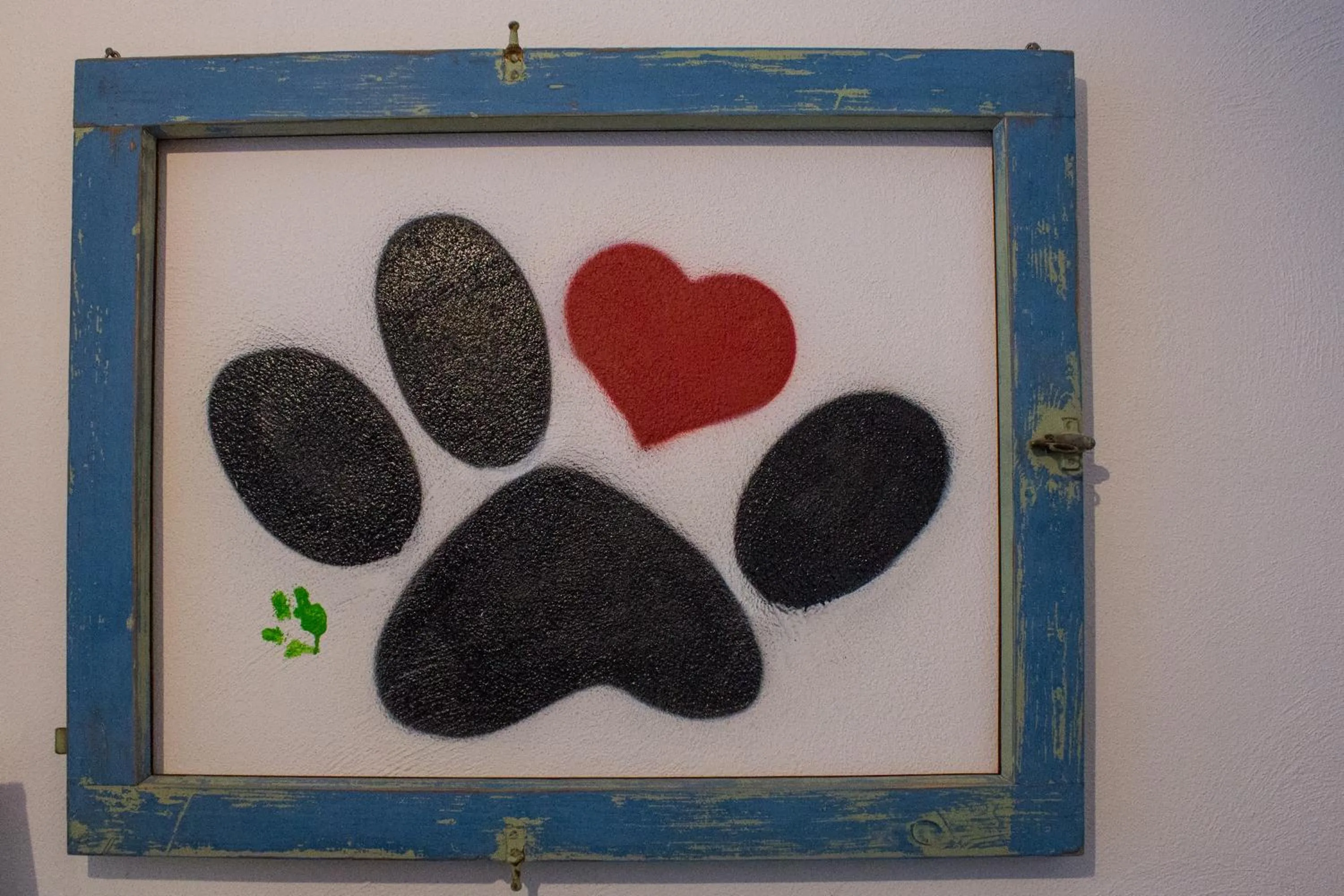 Decorative detail in Eco hostel floreale