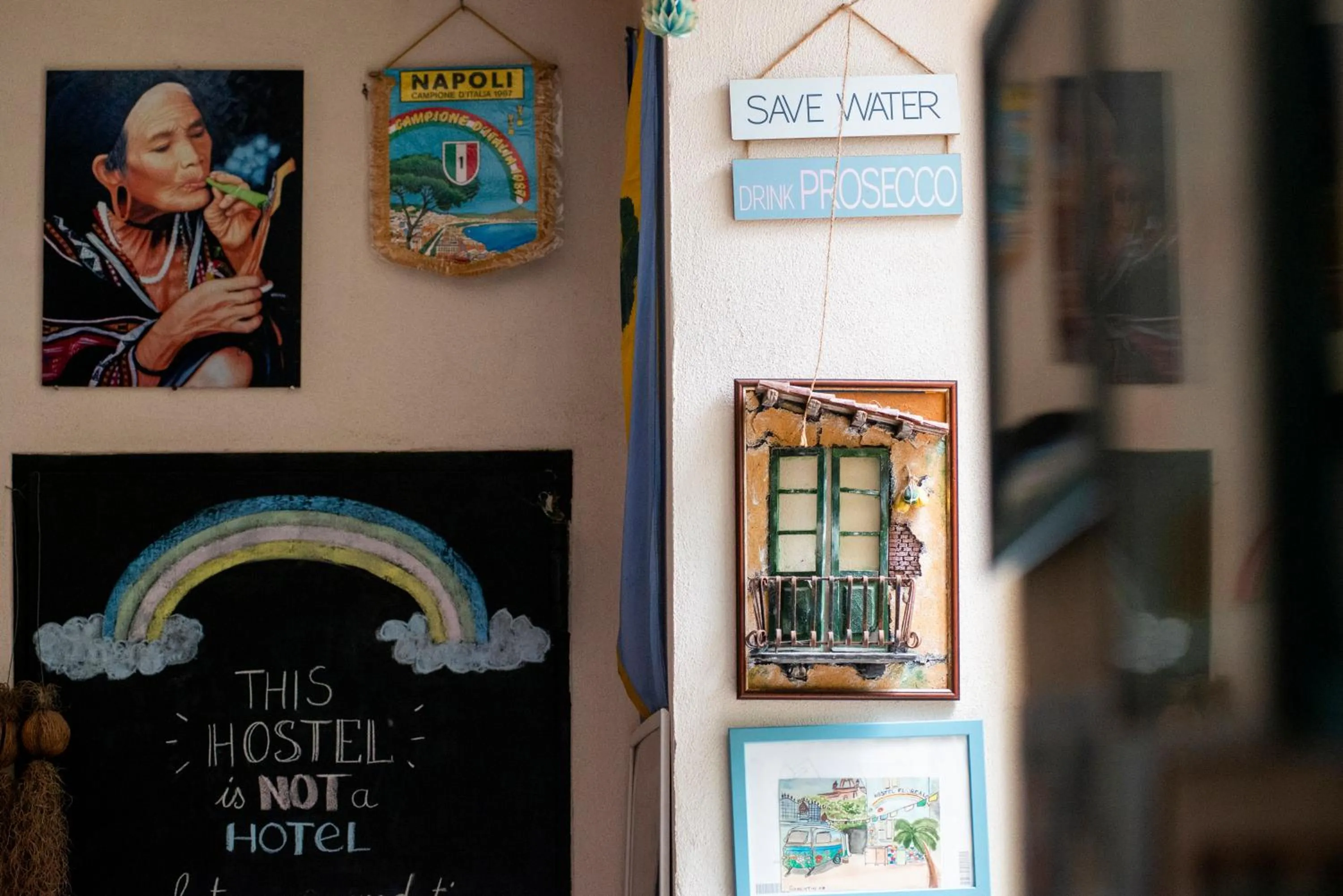 Lounge or bar in Eco hostel floreale