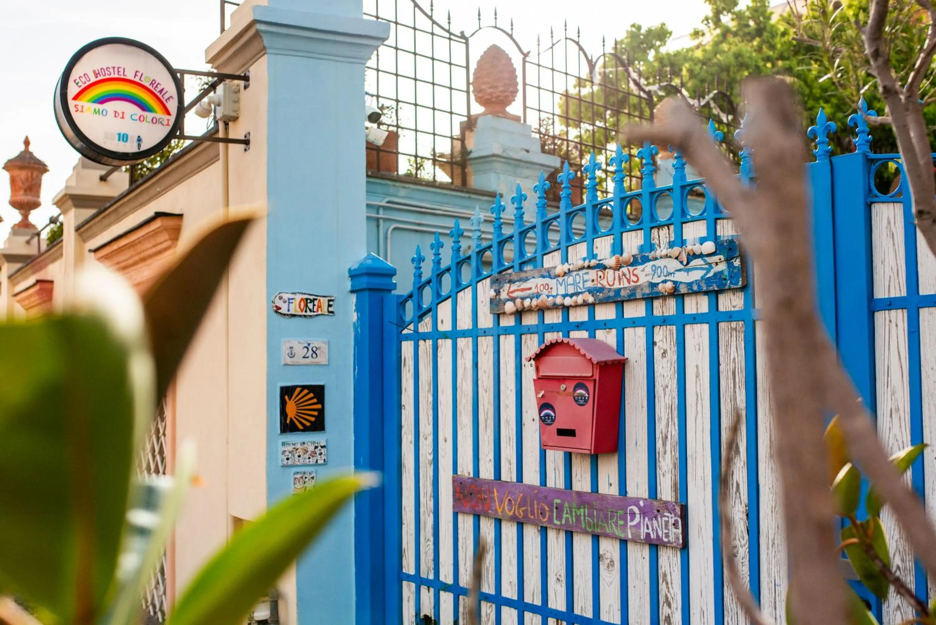 Facade/entrance in Eco hostel floreale