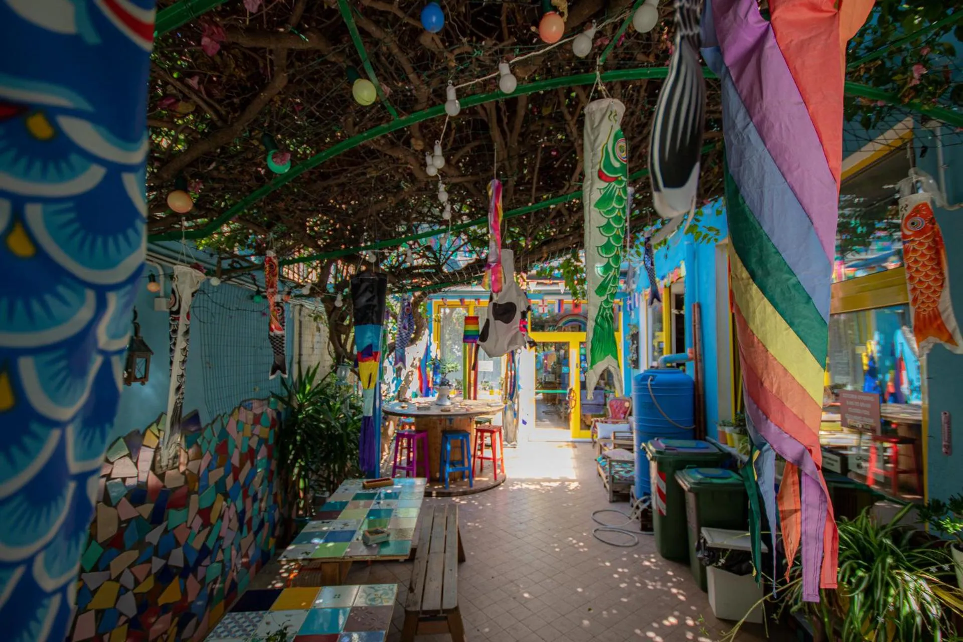 BBQ facilities in Eco hostel floreale