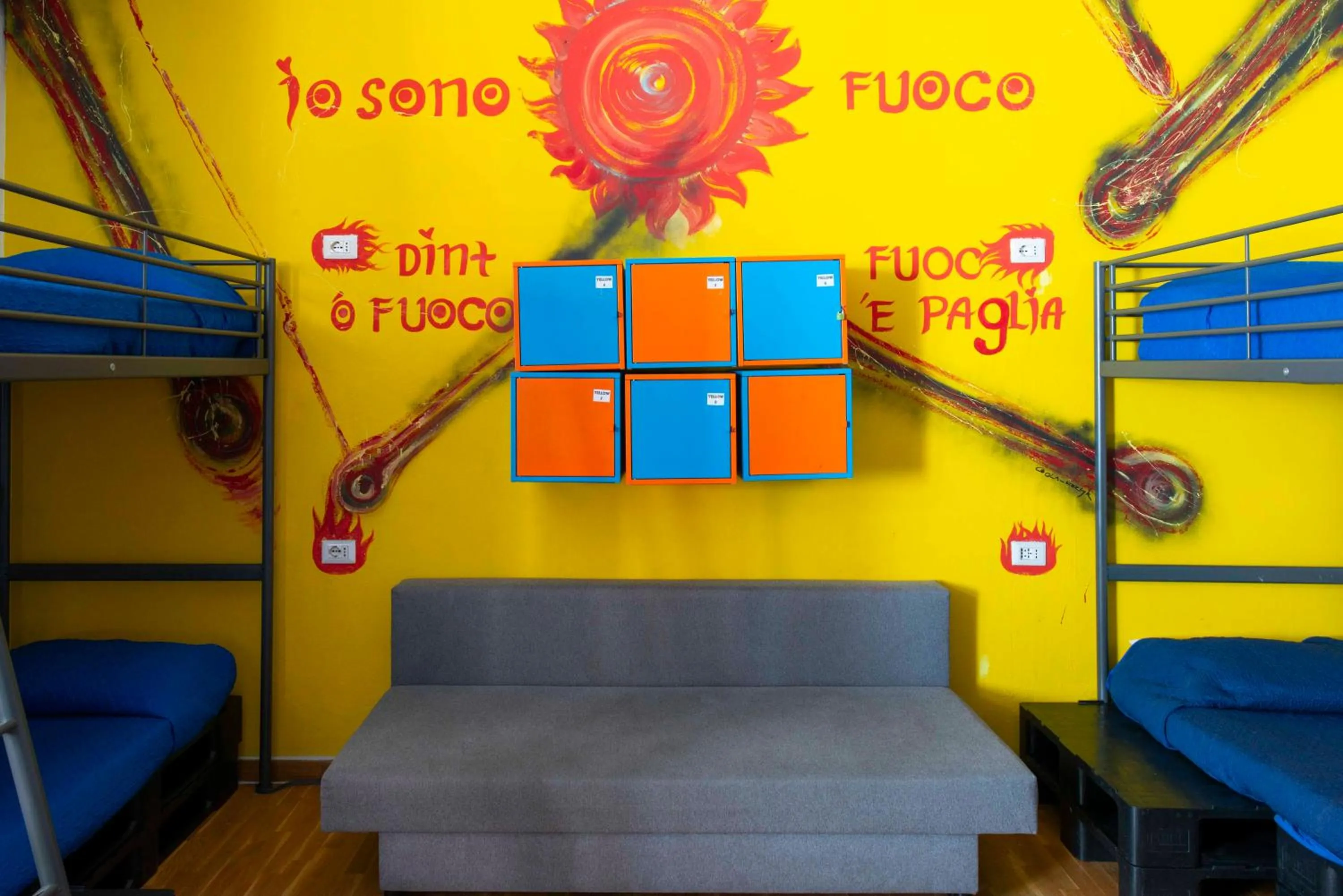 Bedroom in Eco hostel floreale