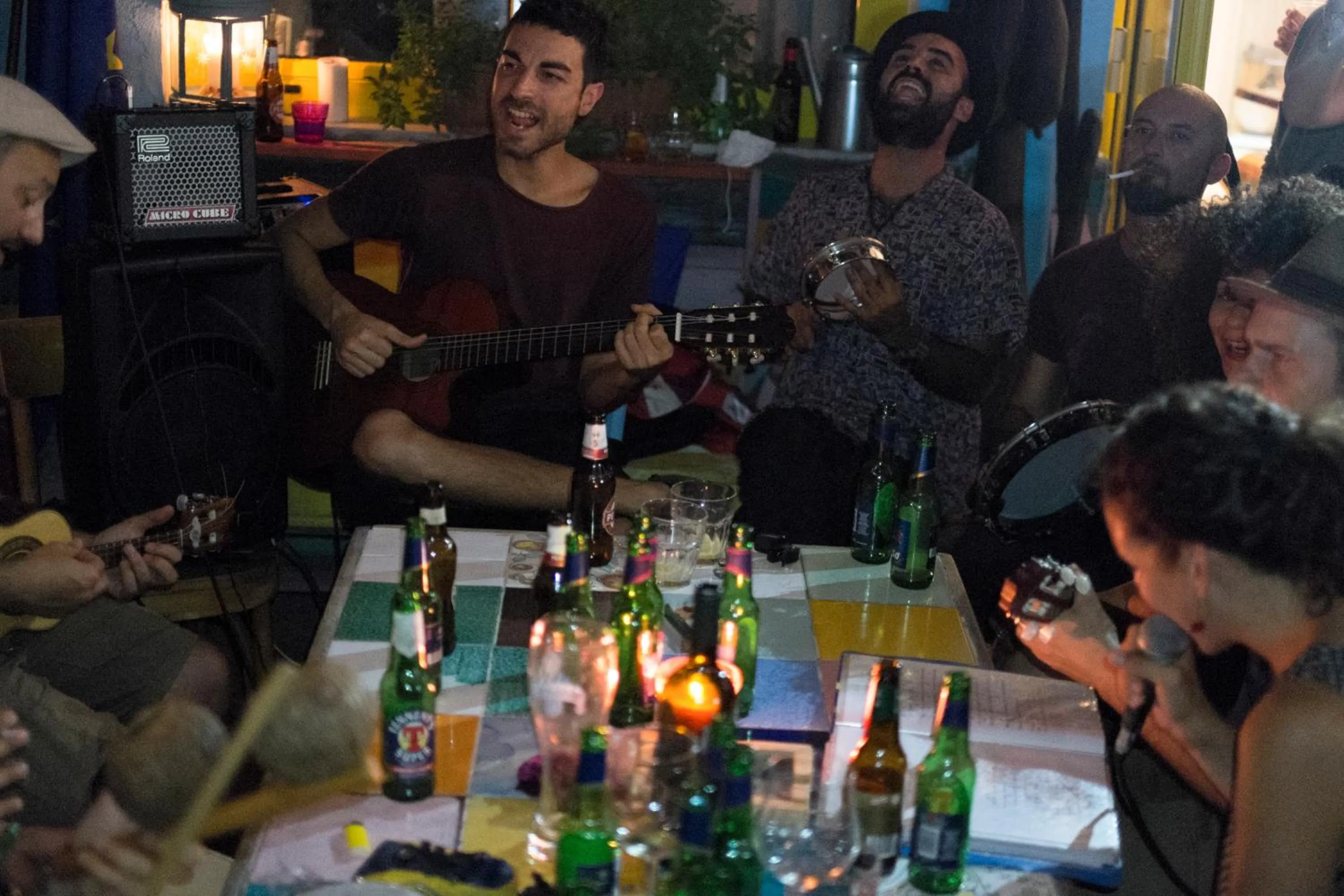 People in Eco hostel floreale