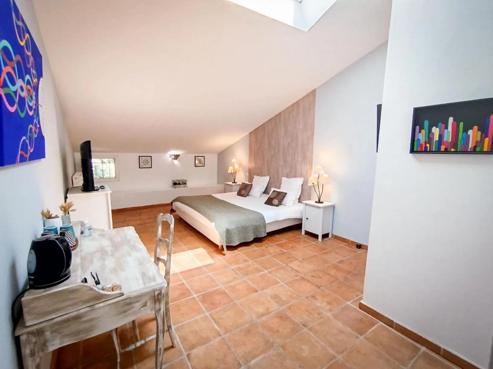 Bedroom, Bed in Le Mas de Gleyzes - Charme Authentique & Détente avec Piscine