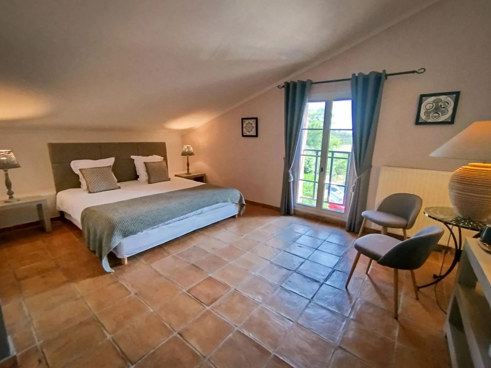 Bedroom, Bed in Le Mas de Gleyzes - Charme Authentique & Détente avec Piscine