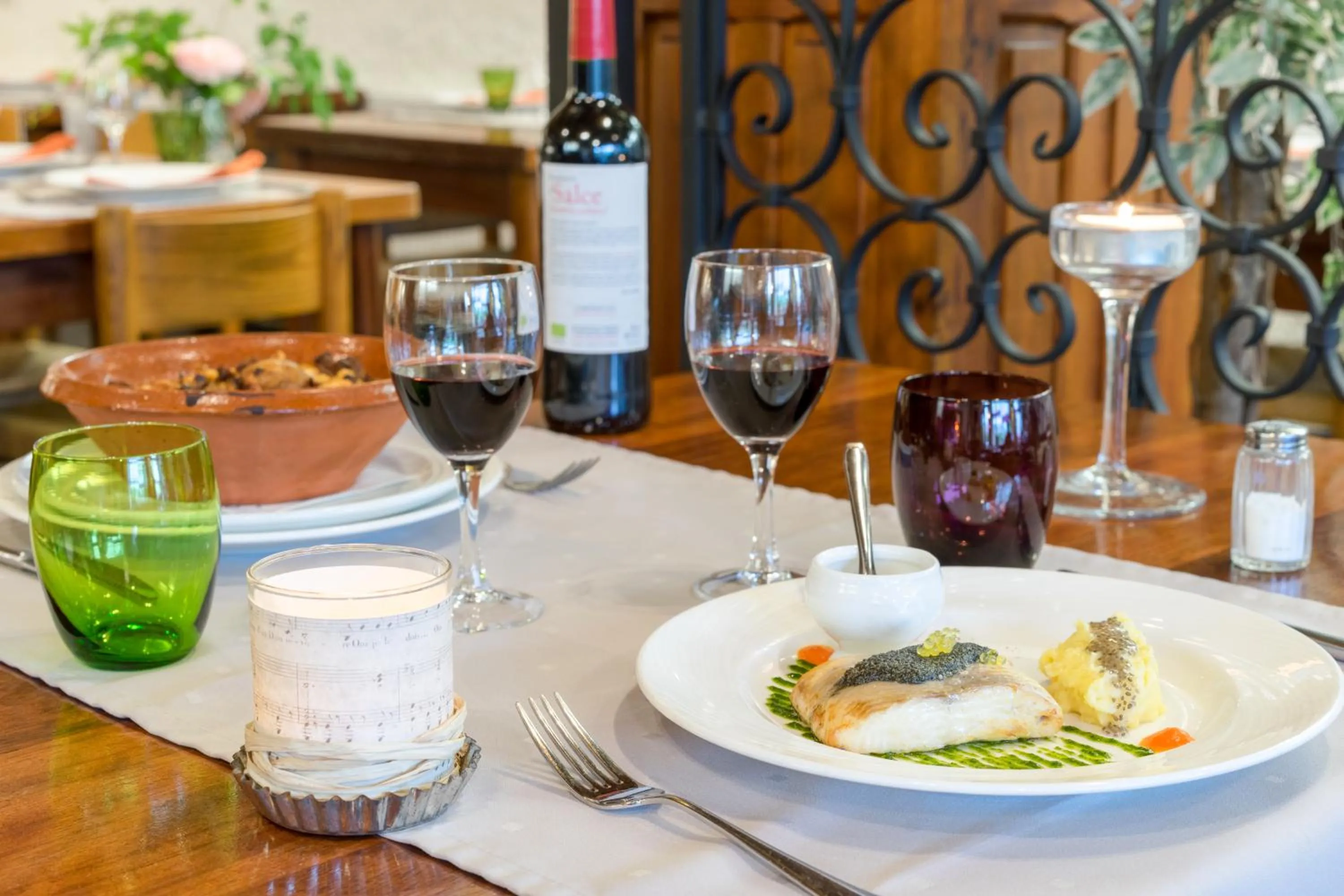 Food close-up in Logis Hôtel Cartier