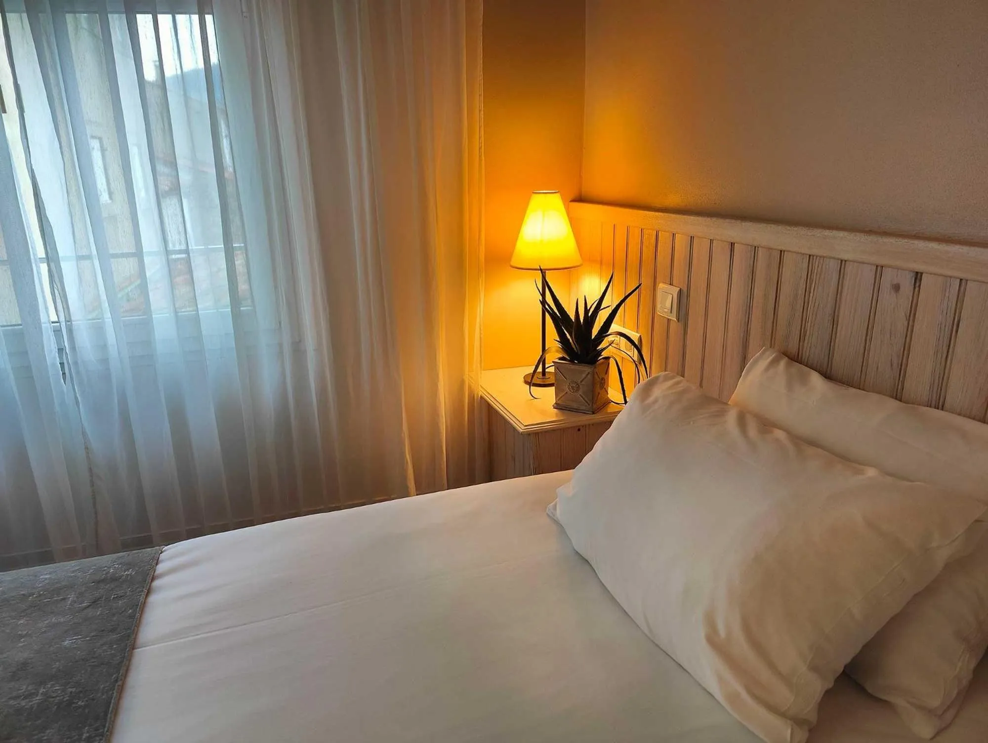 Bedroom in Logis Hôtel Cartier