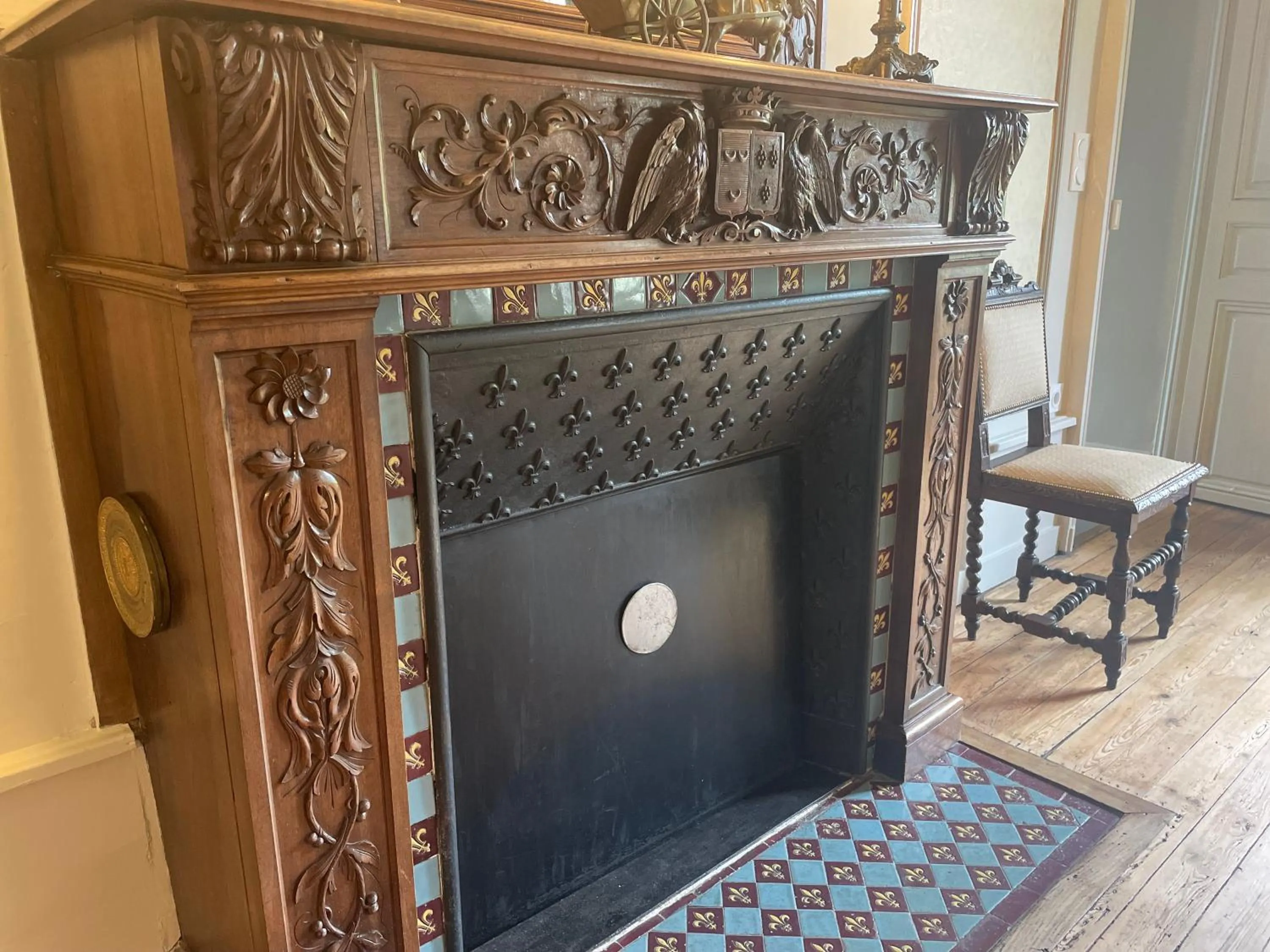 Bedroom in Château De La Coutancière