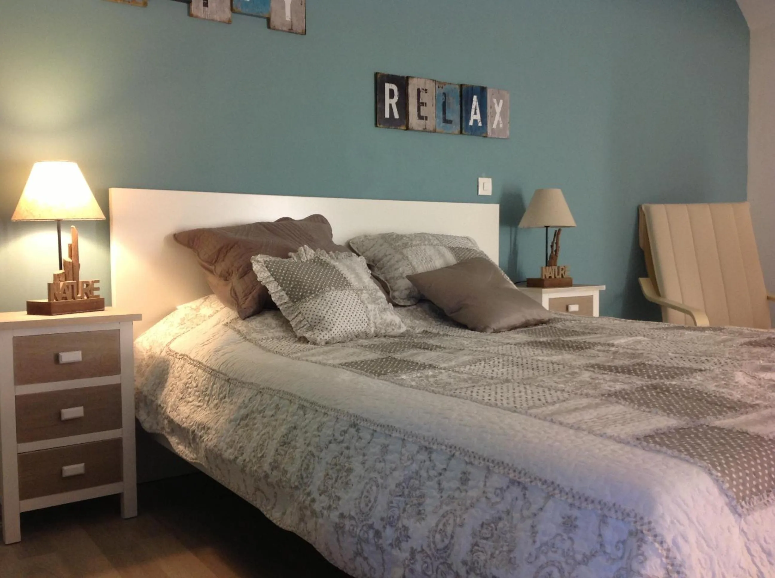 Bed in Bulles et Natures B&B