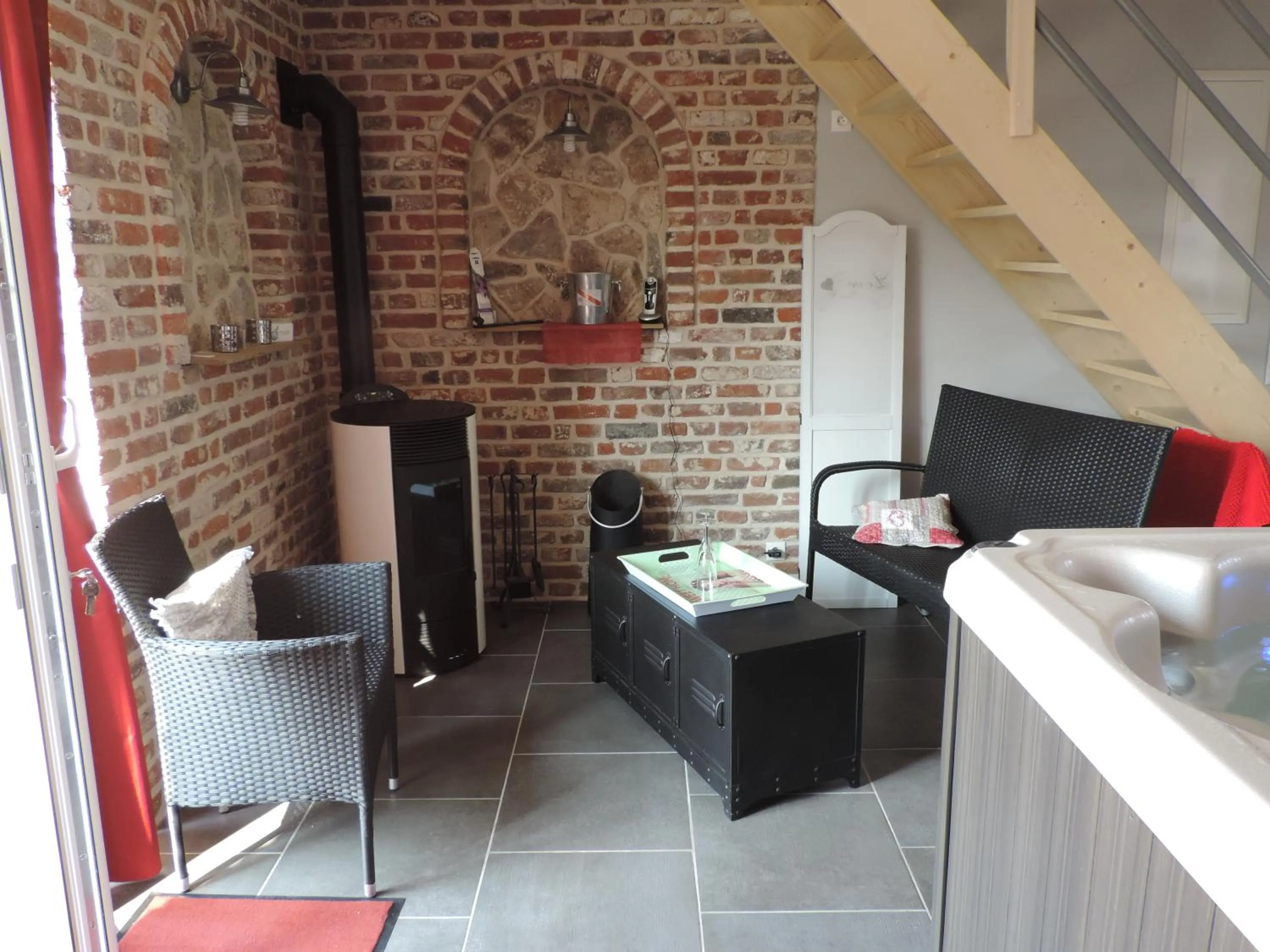 Living room in Bulles et Natures B&B