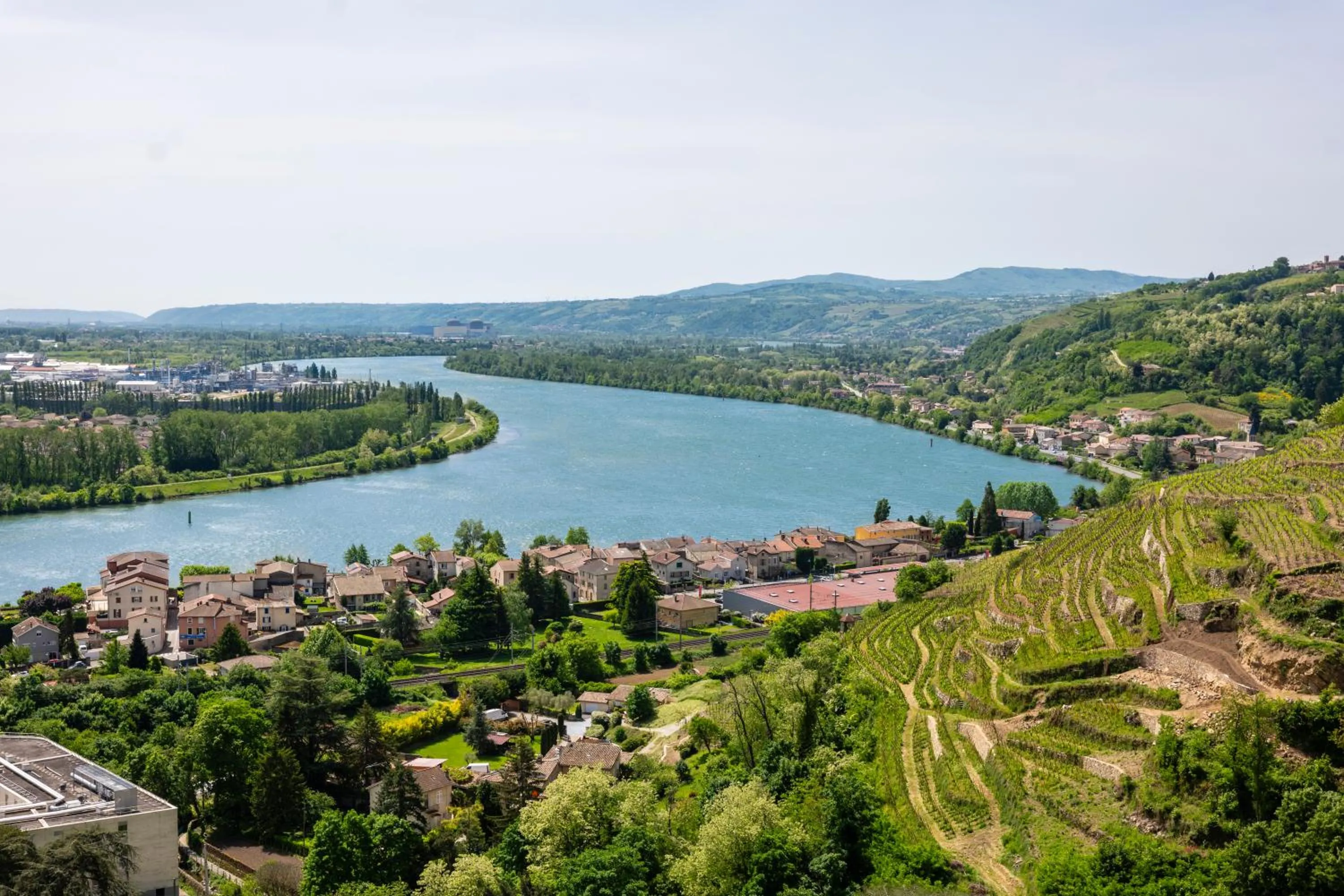 Nearby landmark in Hôtel Beau Rivage Condrieu